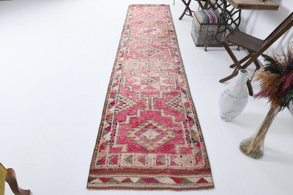 Vintage Herki Runner Rug 2’11’’ x 13’4’’ ft