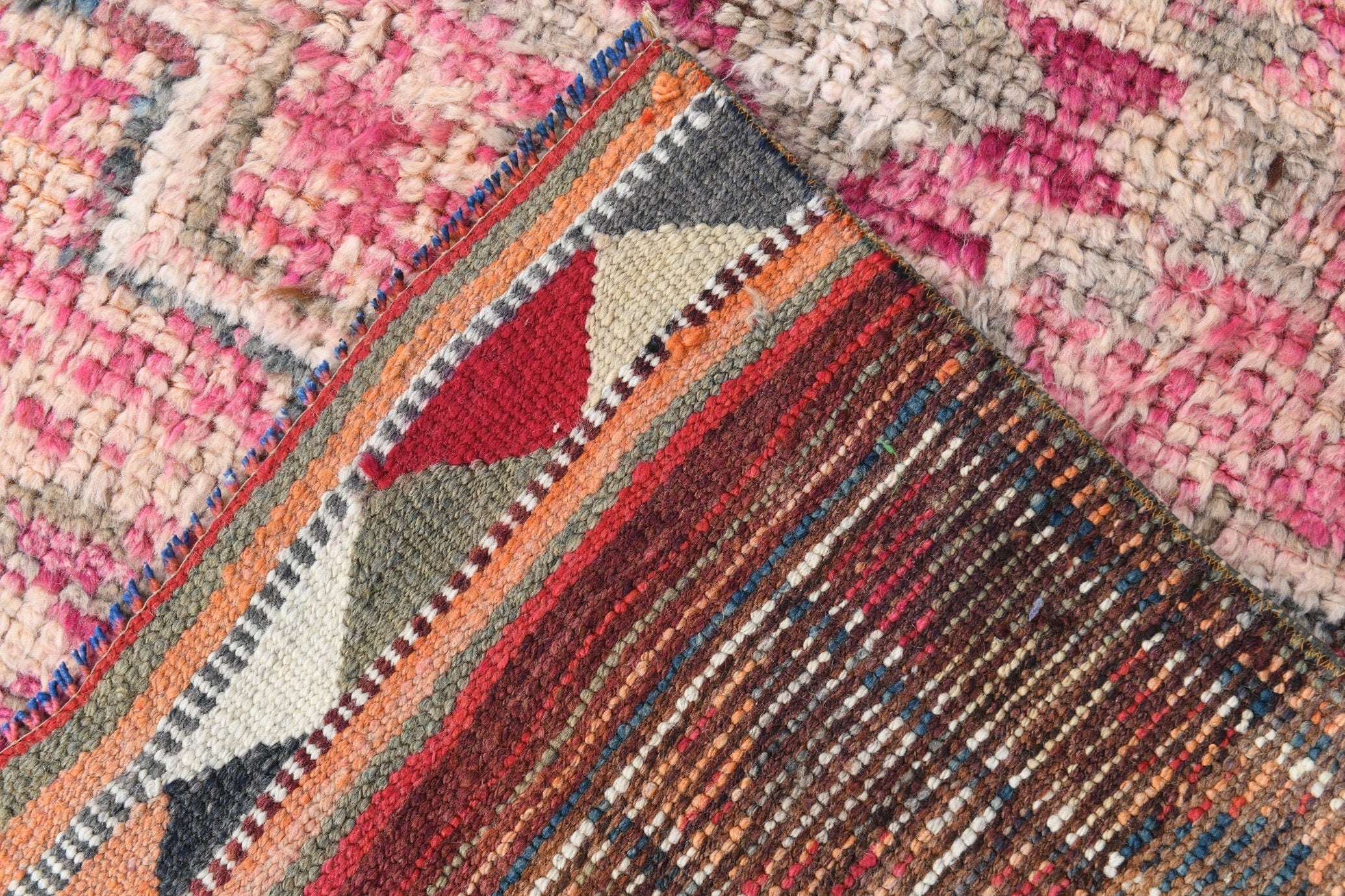 Vintage Herki Runner Rug 2’11’’ x 13’4’’ ft