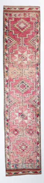 Vintage Herki Runner Rug 2’11’’ x 13’4’’ ft