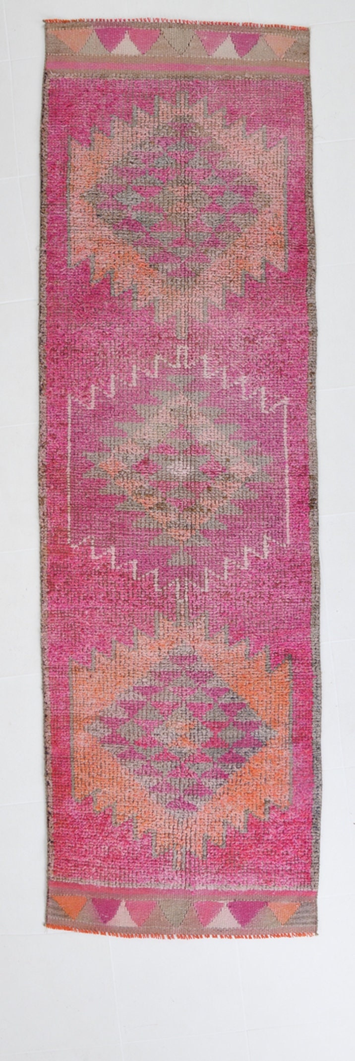 Vintage Herki Runner Rug 2'11" x 9'8" ft