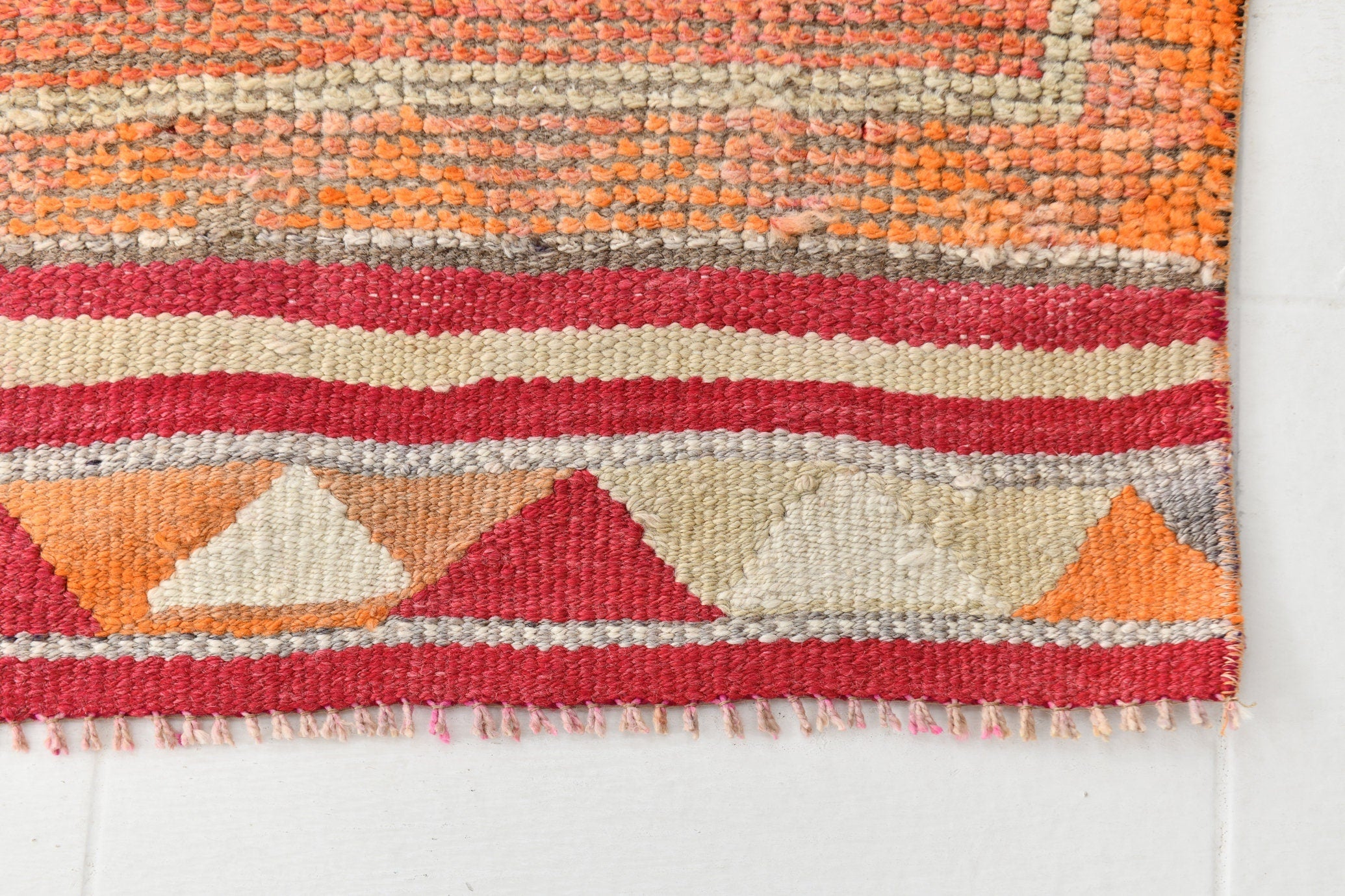 Vintage Herki Runner Rug 2’12’’ x 10’3’’ ft