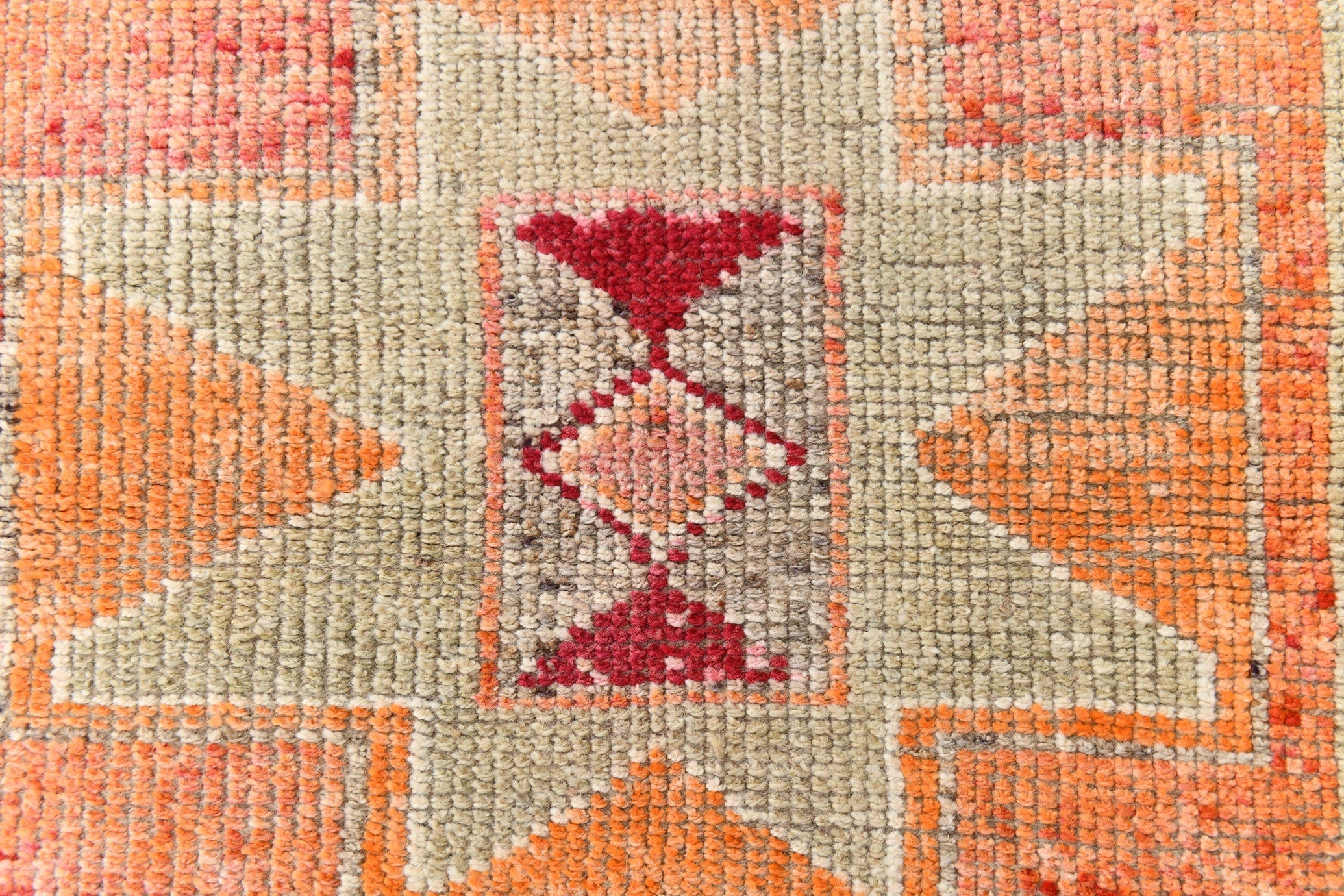 Vintage Herki Runner Rug 2’12’’ x 10’3’’ ft