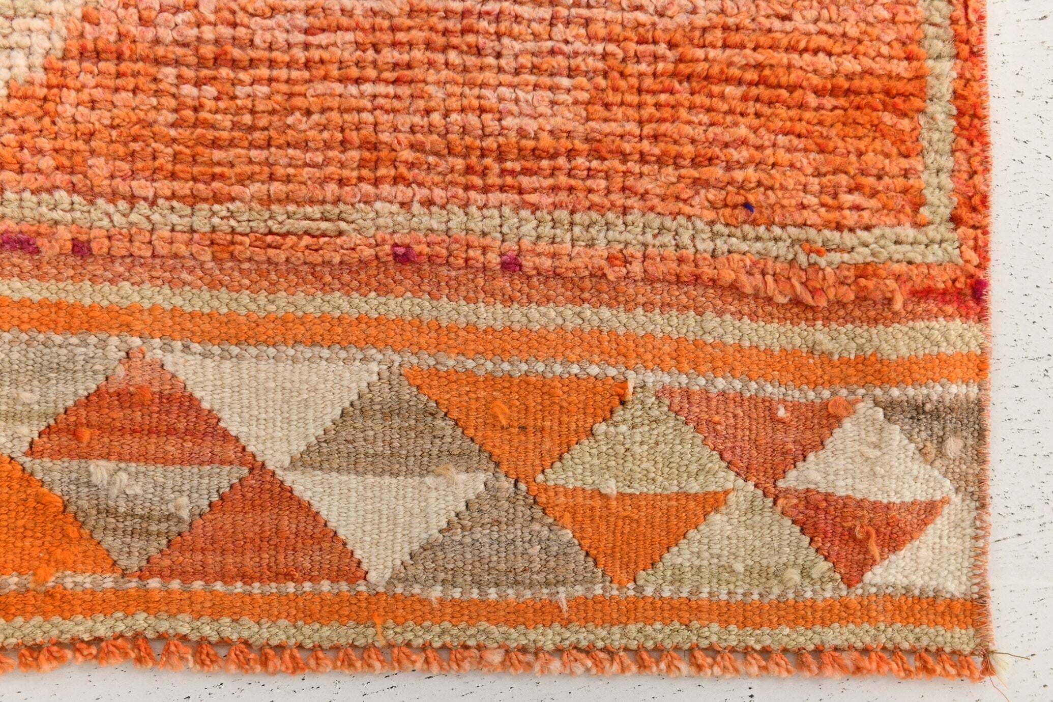 Vintage Herki Runner Rug 2'12" x 11'0" ft