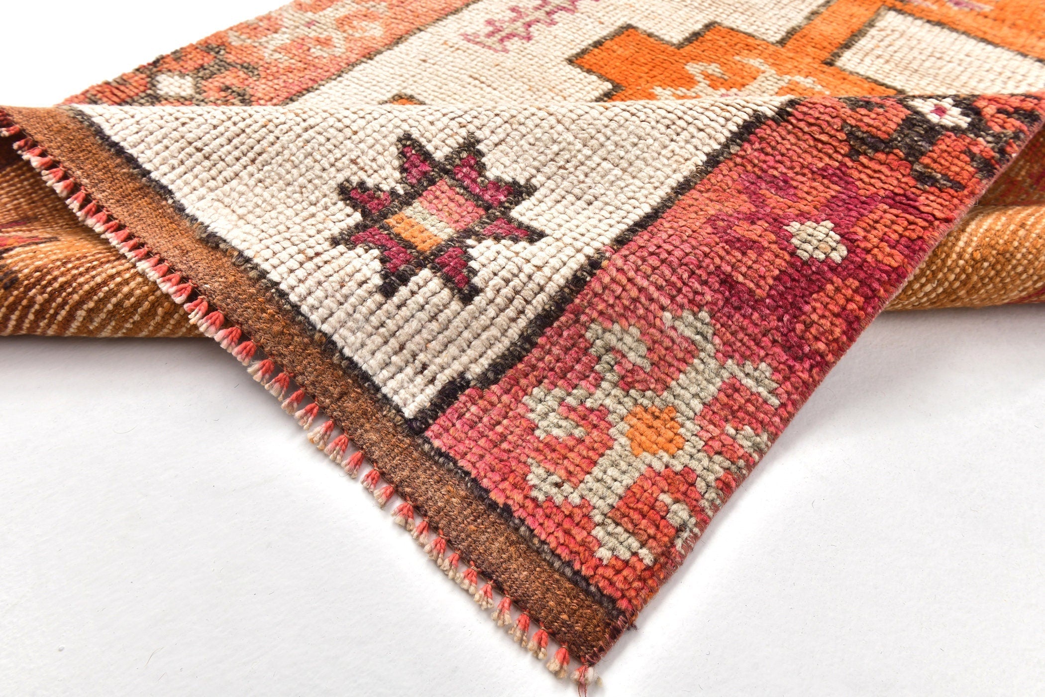 Vintage Herki Runner Rug 2’12’’ x 11’6’’ ft
