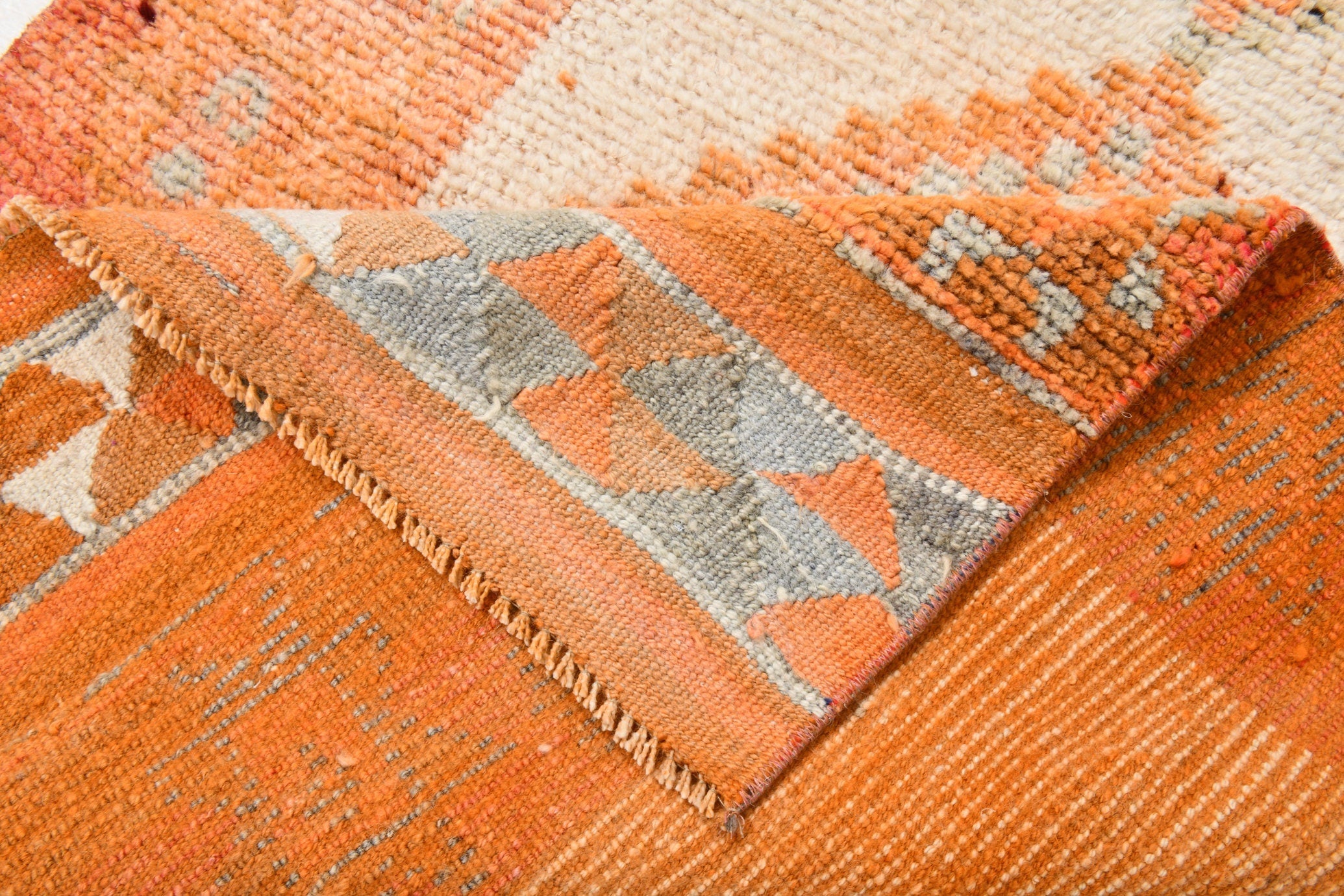 Vintage Herki Runner Rug 2’12’’ x 12’2’’ ft