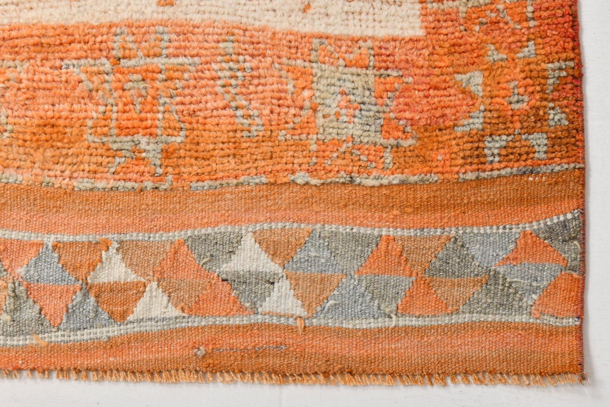 Vintage Herki Runner Rug 2’12’’ x 12’2’’ ft