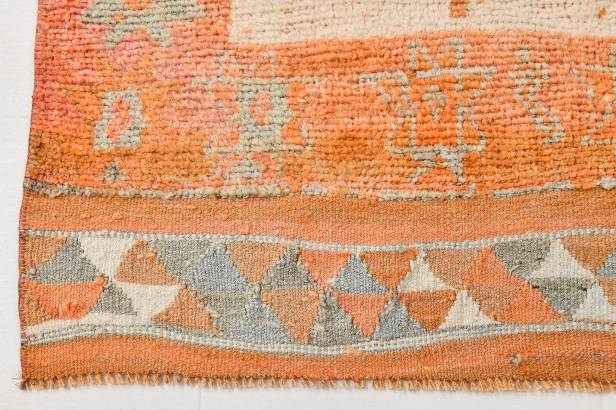 Vintage Herki Runner Rug 2’12’’ x 12’2’’ ft
