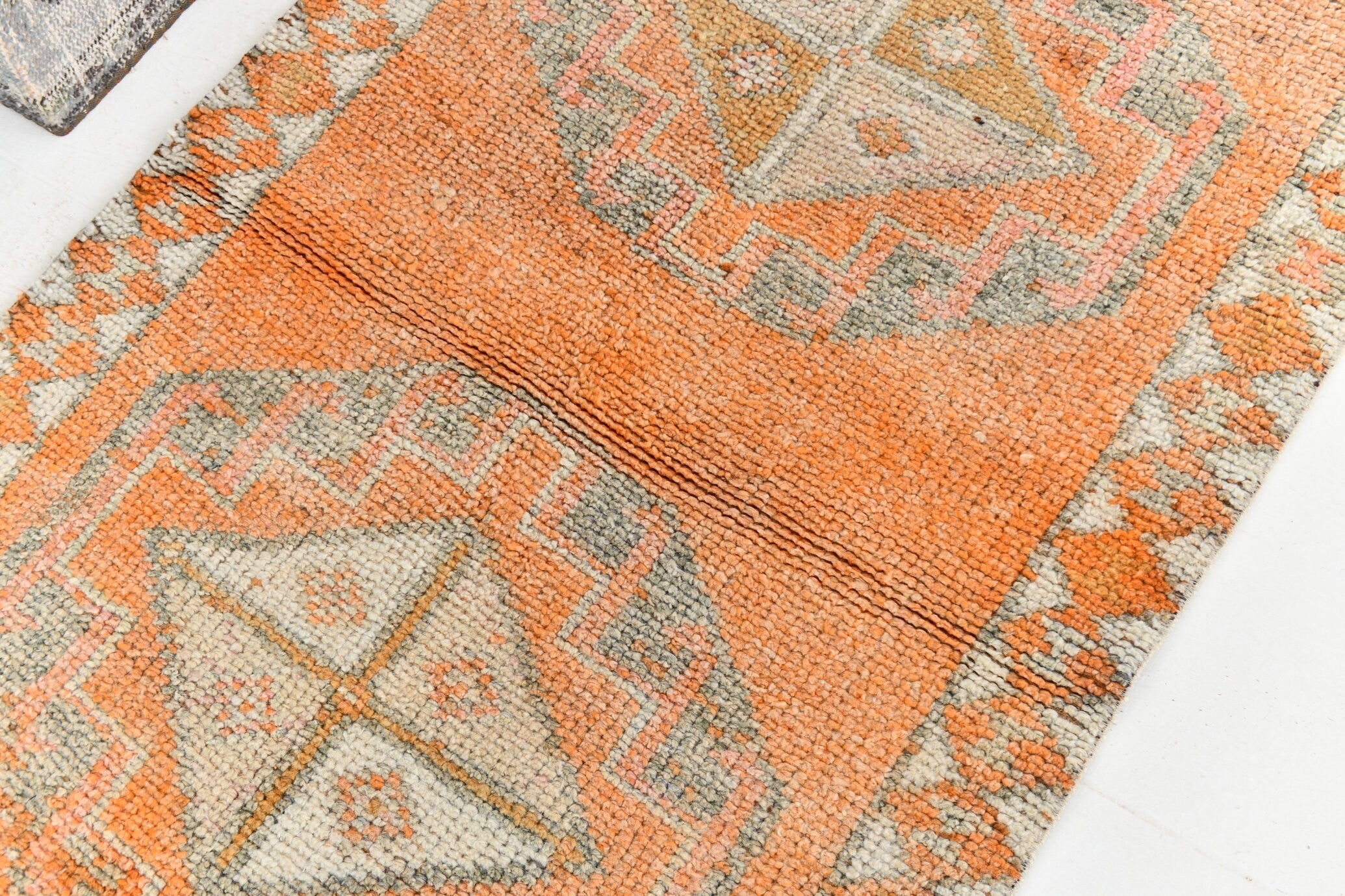 Vintage Herki Runner Rug 2'12" x 8'10" ft