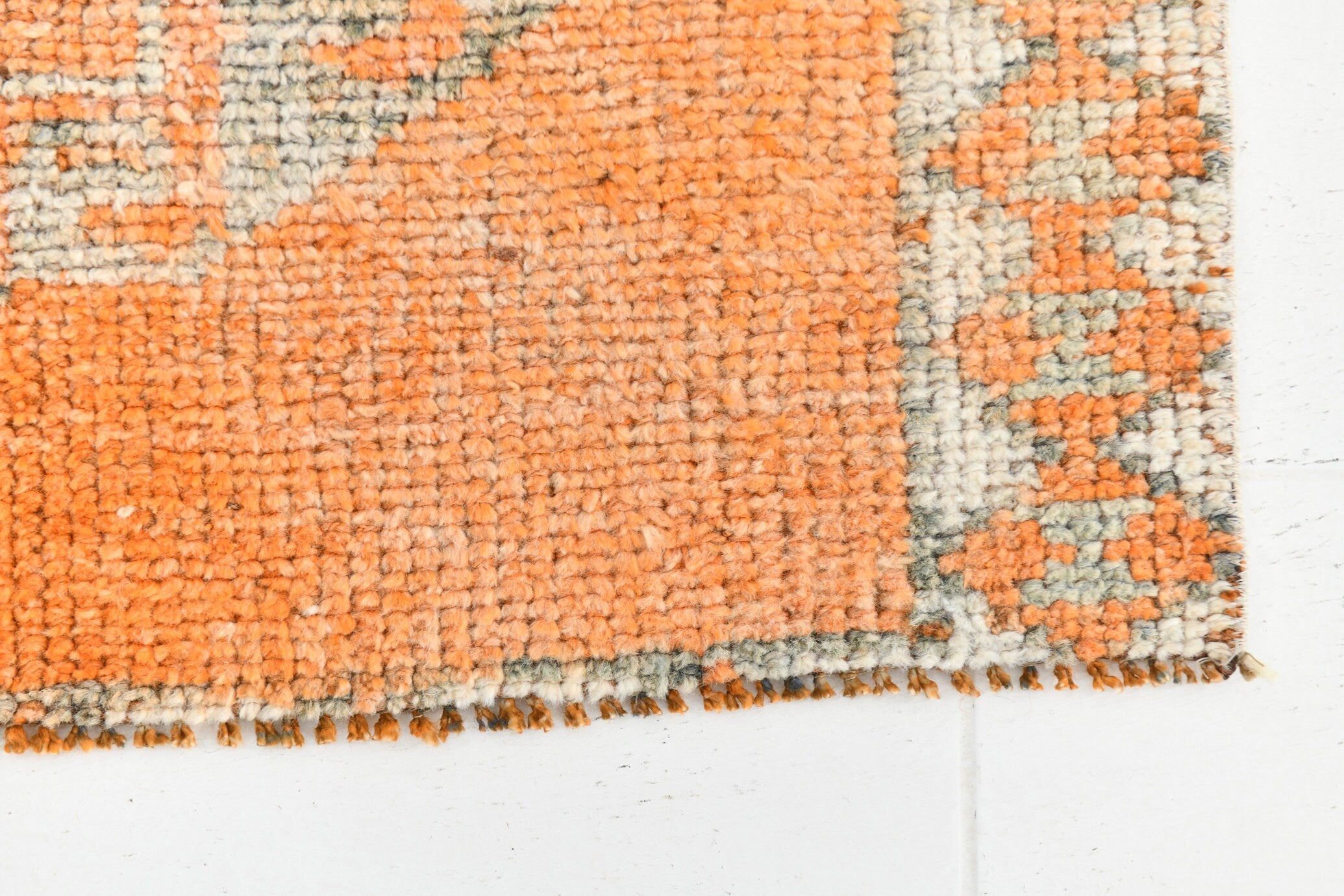 Vintage Herki Runner Rug 2'12" x 8'10" ft
