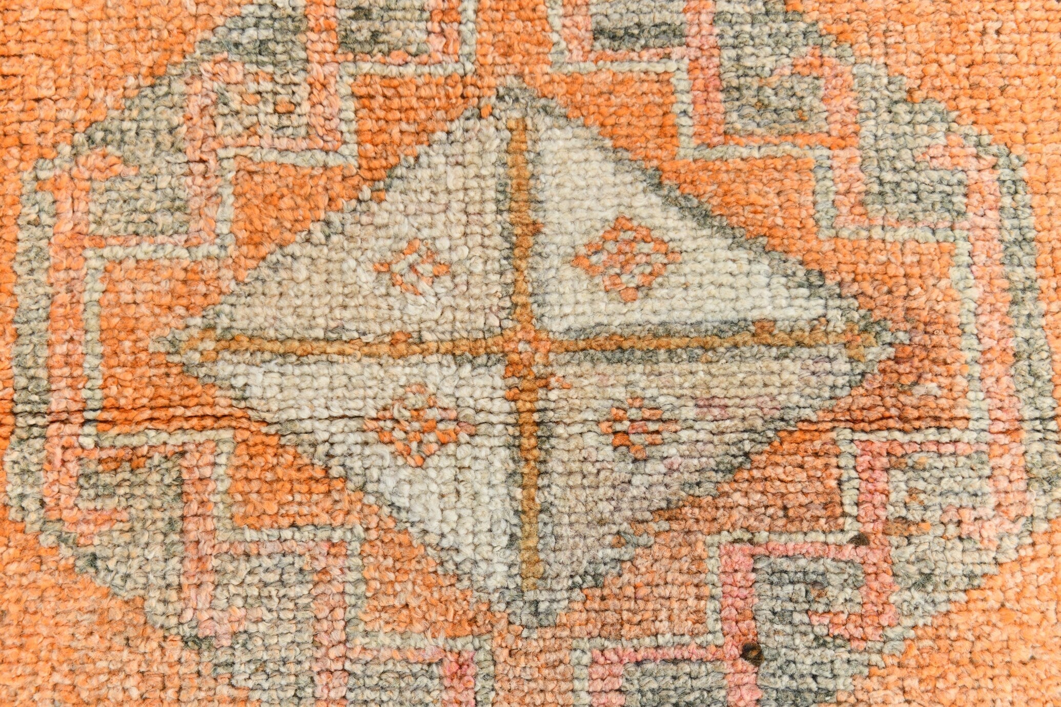 Vintage Herki Runner Rug 2'12" x 8'10" ft