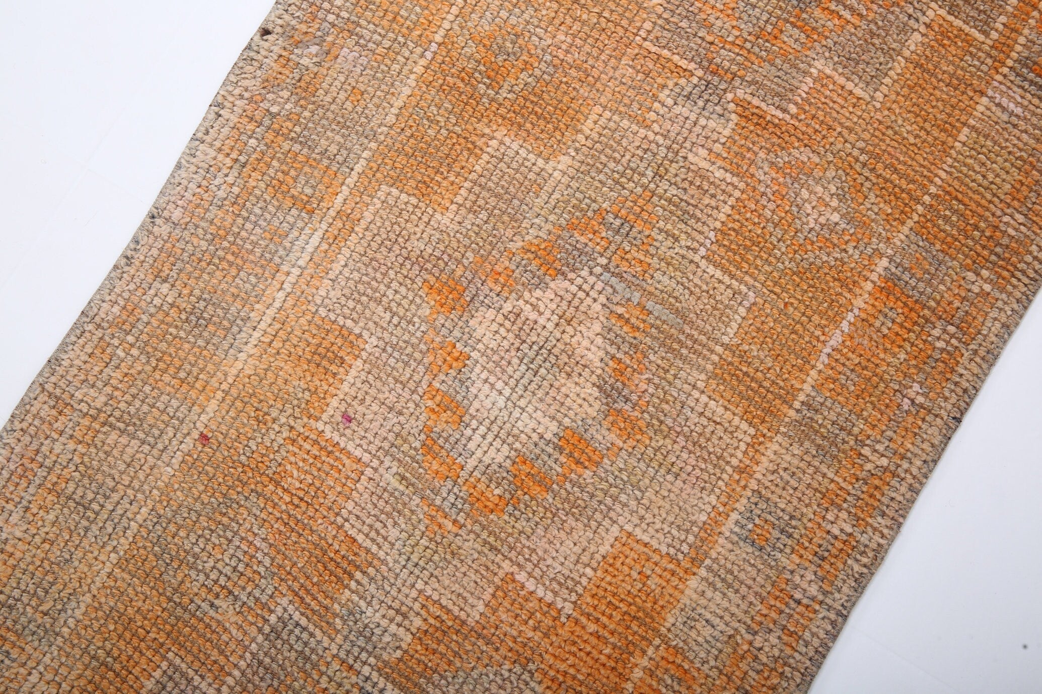Vintage Herki Runner Rug 2'6" x 12'5" ft