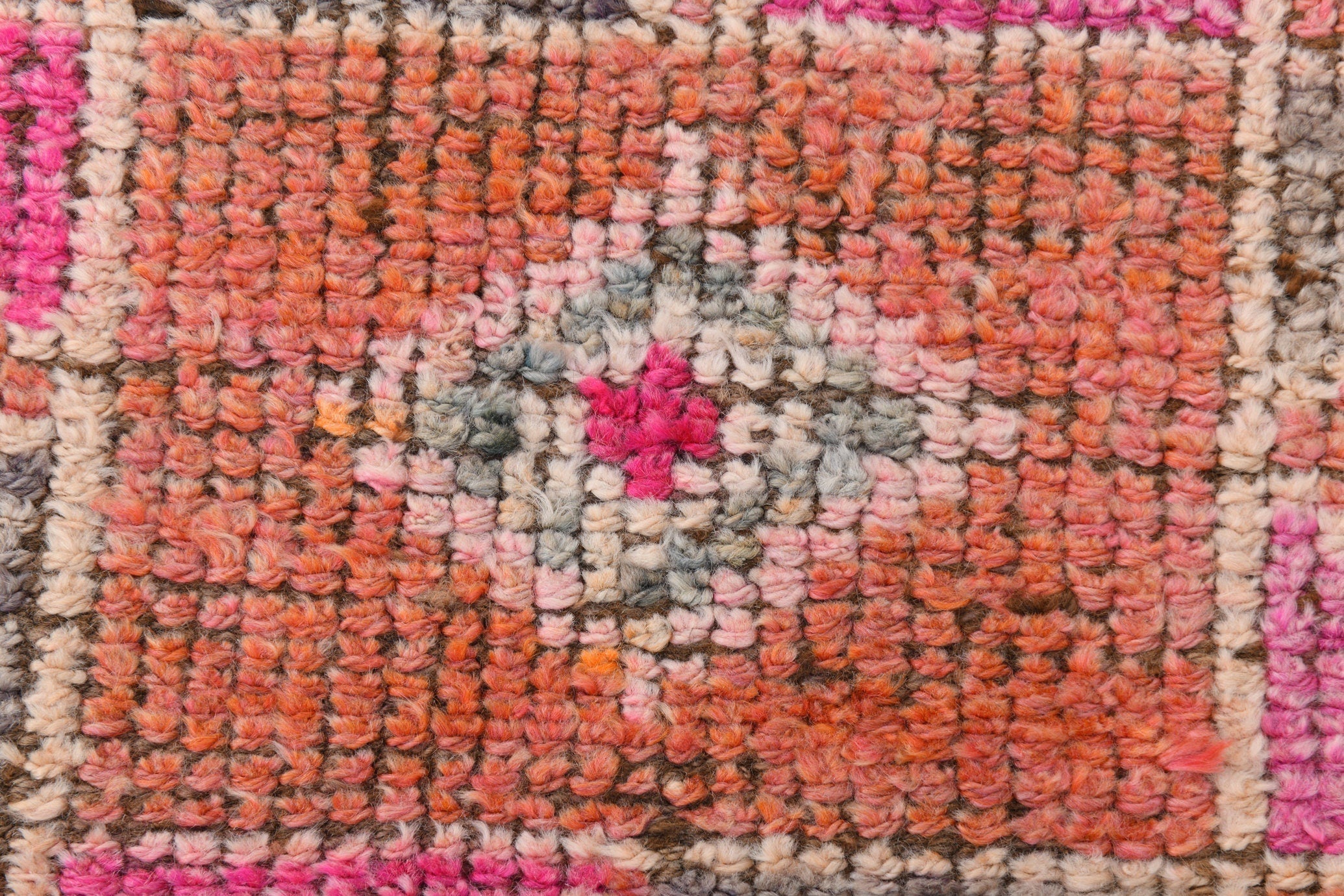 Vintage Herki Runner Rug 2'7" x 11'11" ft