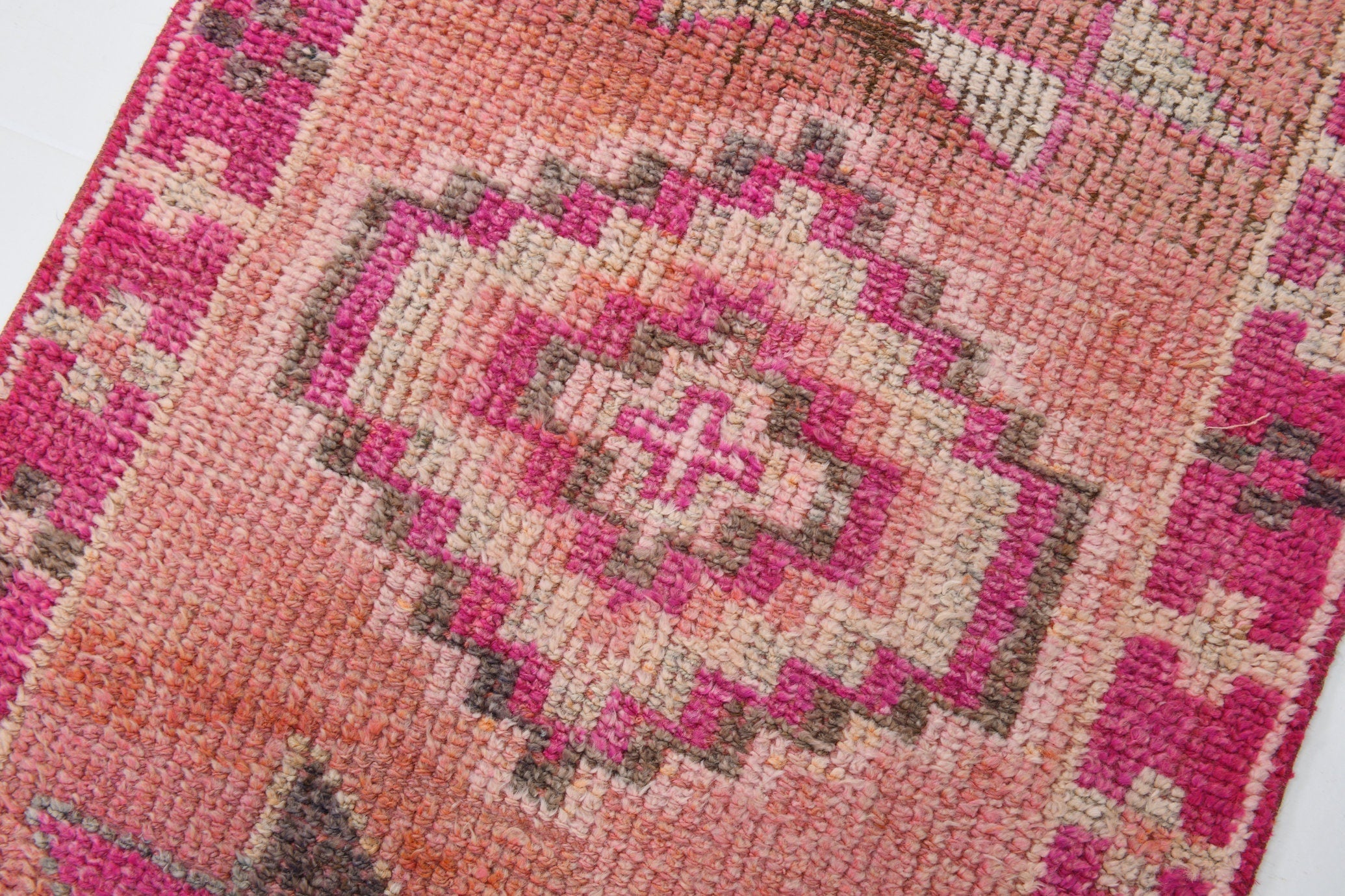Vintage Herki Runner Rug 2'7" x 11'11" ft