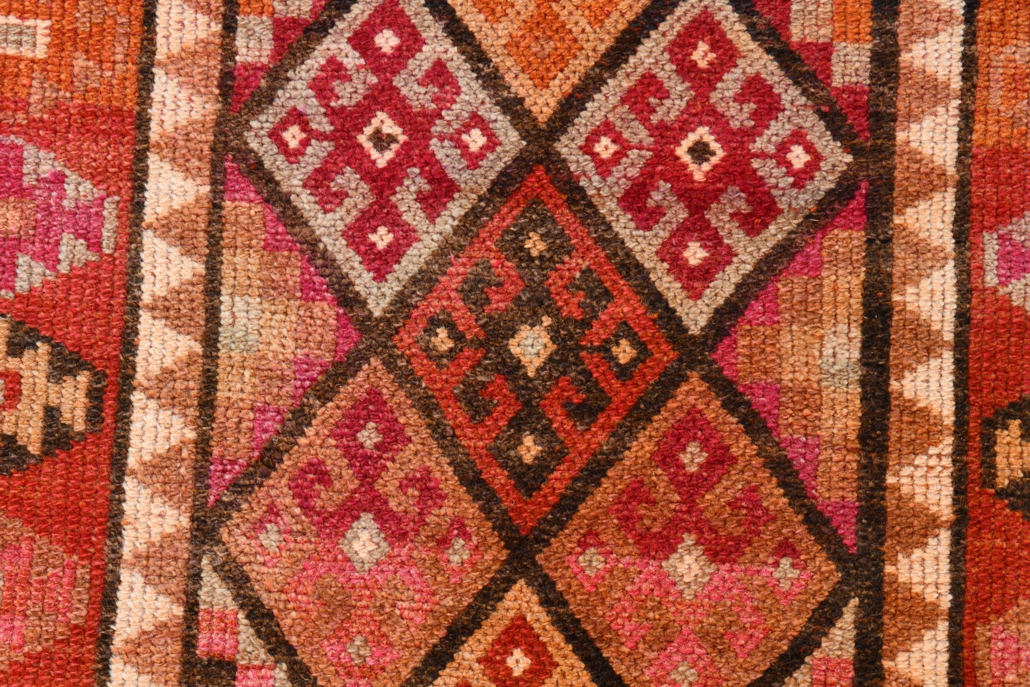 Vintage Herki Runner Rug 2'7" x 11'2" ft