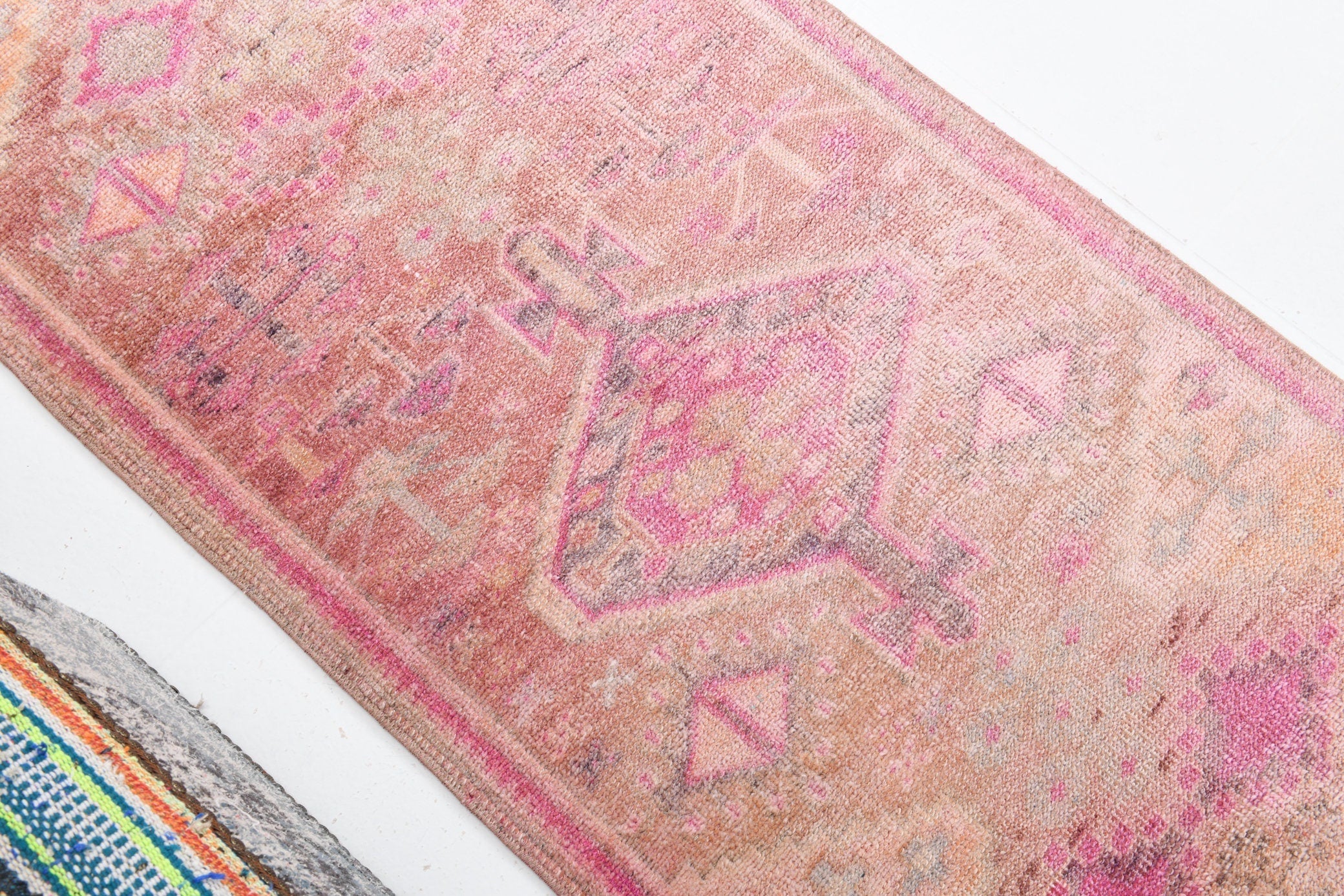 Vintage Herki Runner Rug 2'7" x 11'9" ft