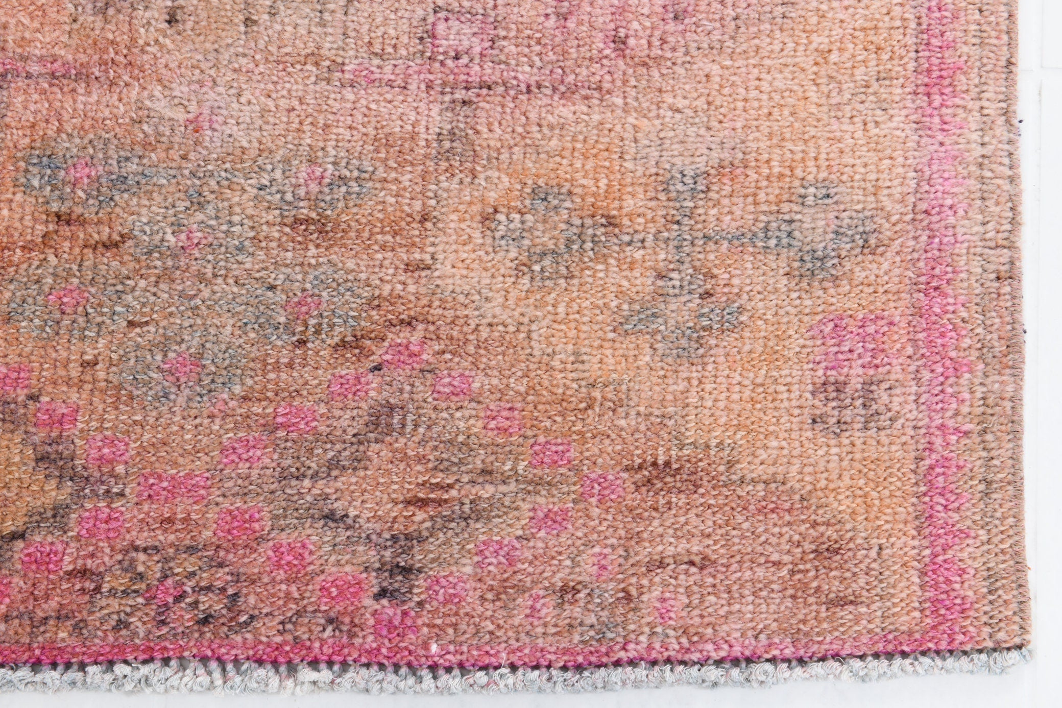 Vintage Herki Runner Rug 2'7" x 11'9" ft
