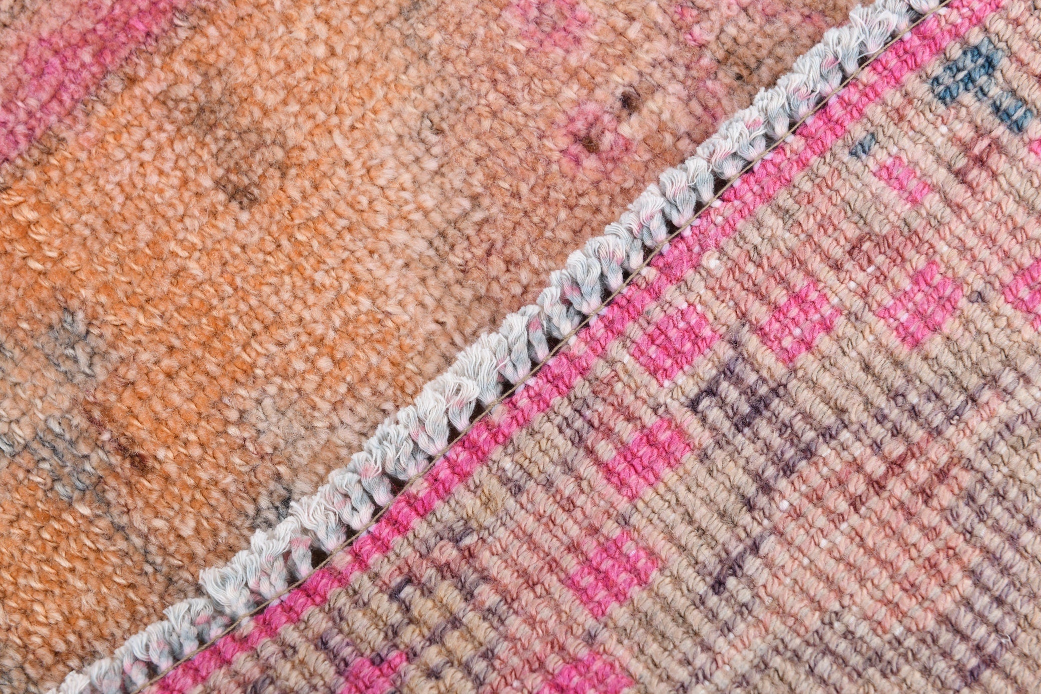 Vintage Herki Runner Rug 2'7" x 11'9" ft