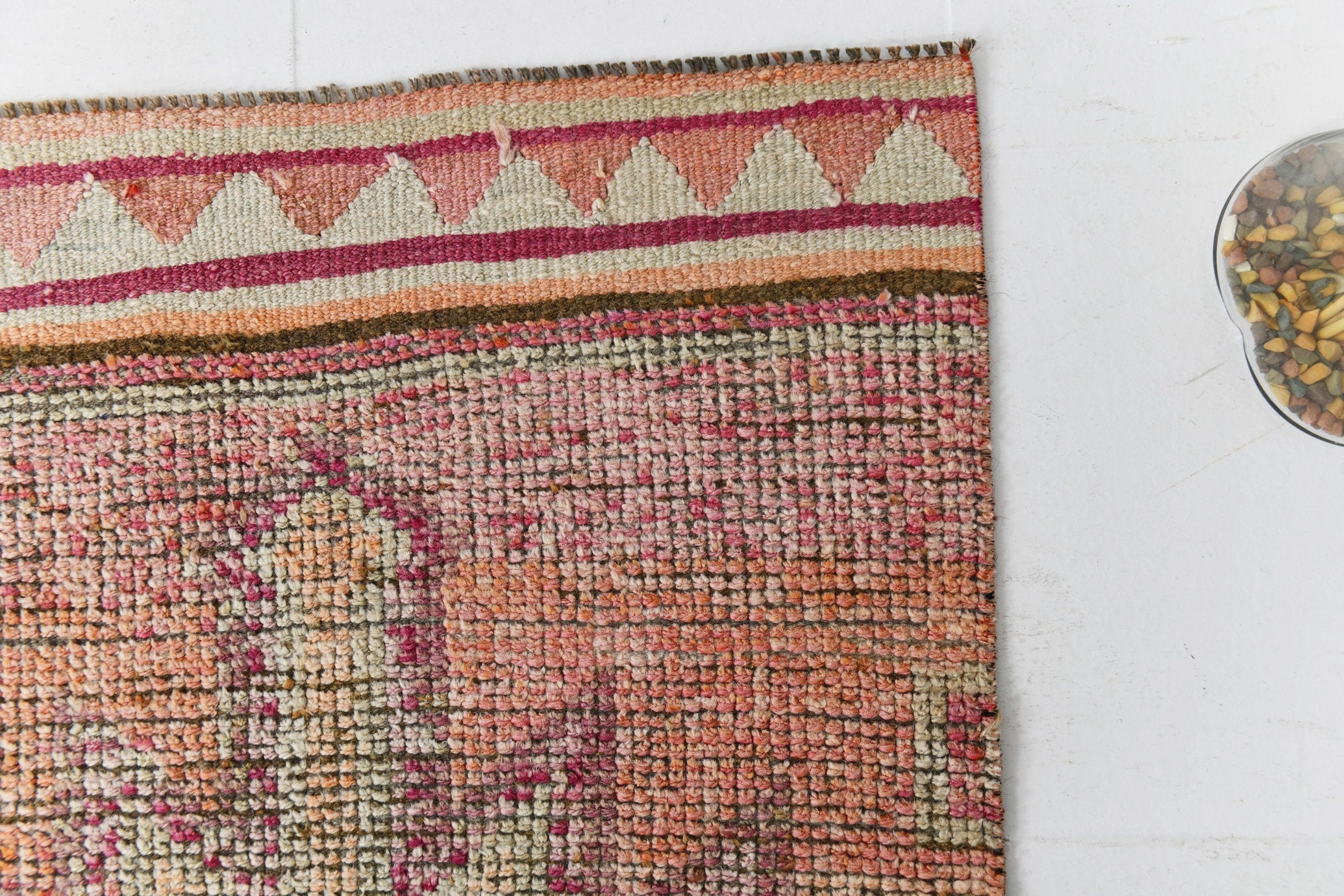 Vintage Herki Runner Rug 2’7’’ x 12’2’’ ft
