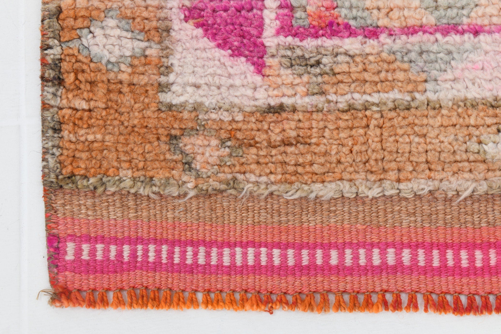 Vintage Herki Runner Rug 2'7" x 12'3" ft