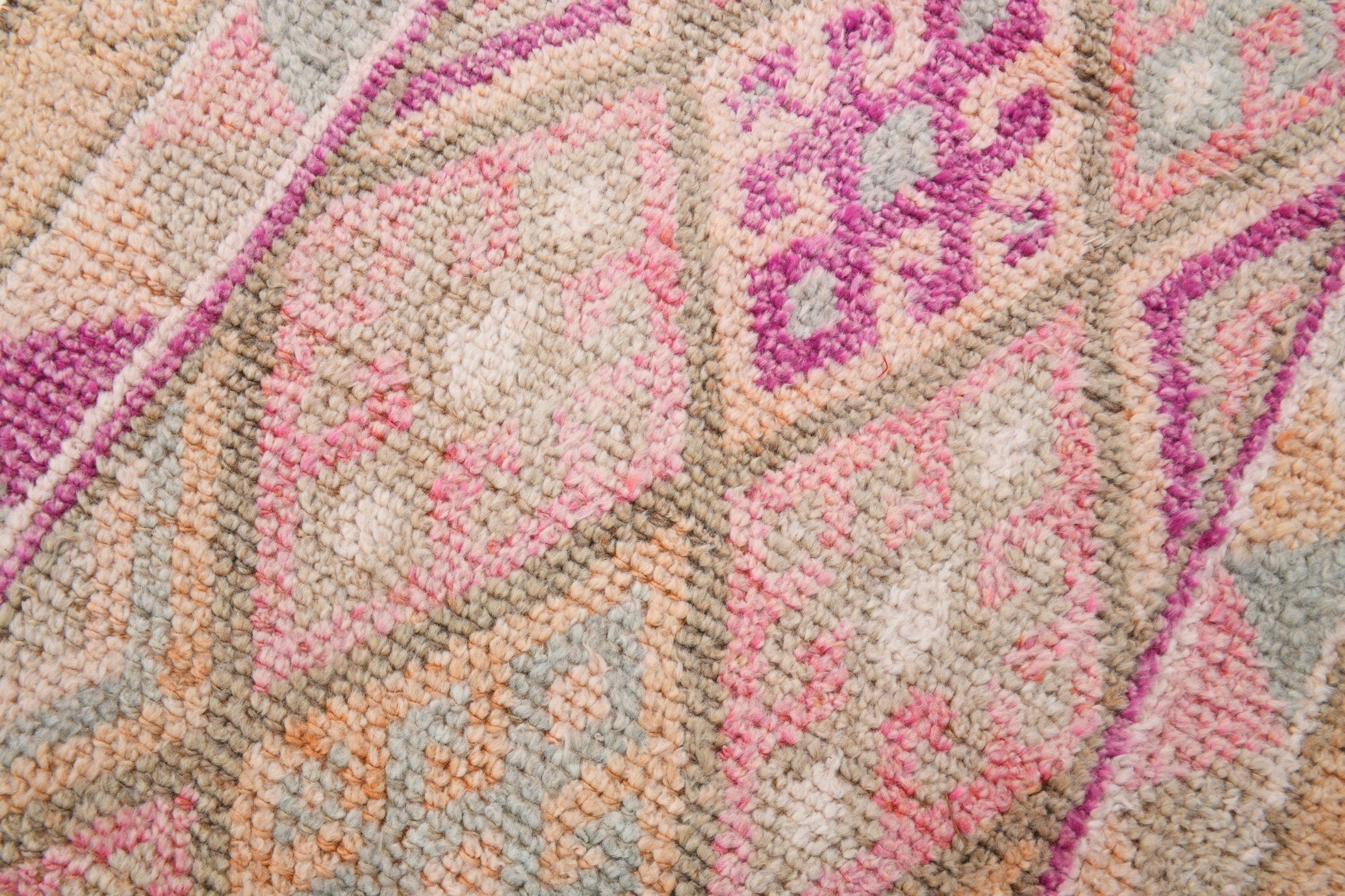 Vintage Herki Runner Rug 2'7" x 12'3" ft