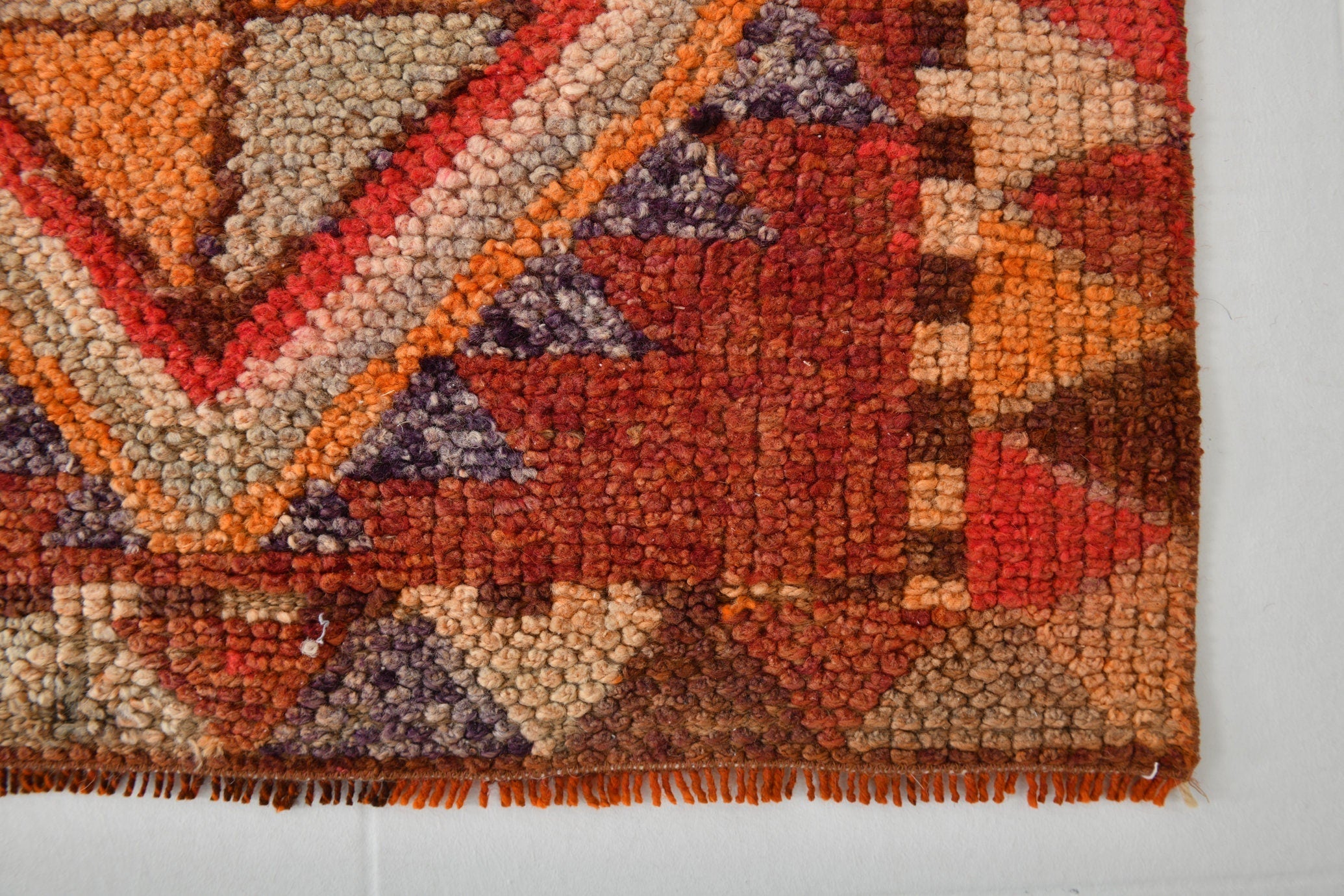 Vintage Herki Runner Rug 2'7" x 12'5" ft