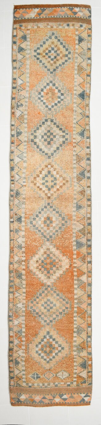 Vintage Herki Runner Rug 2’7’’ x 13’5’’ ft