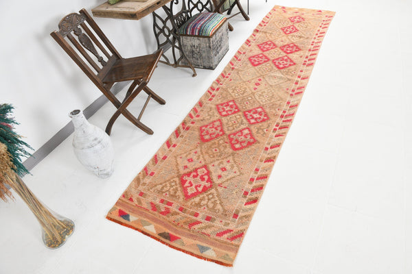 Vintage Herki Runner Rug 2’8’’ x 11’7’’ ft