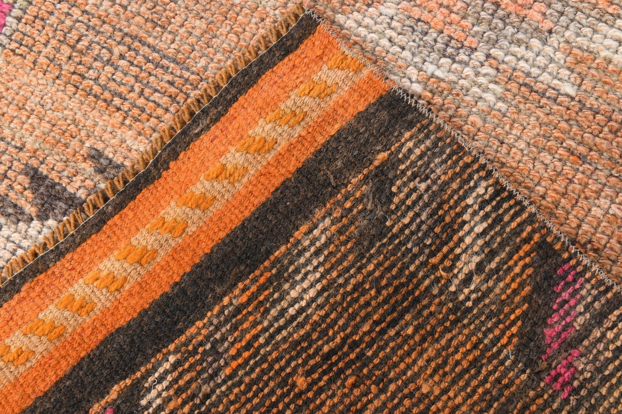 Vintage Herki Runner Rug 2’8’’ x 12’6’’ ft