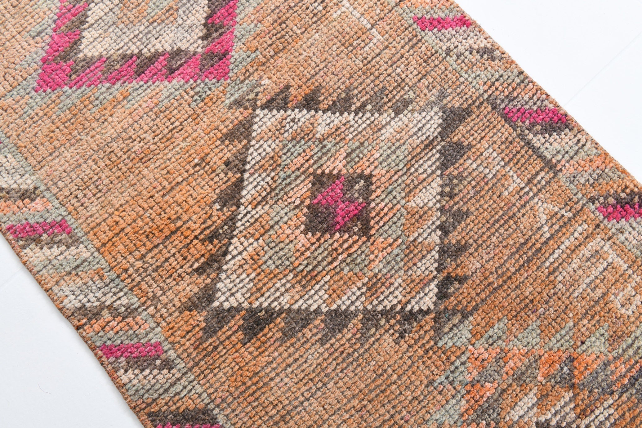 Vintage Herki Runner Rug 2’8’’ x 12’6’’ ft