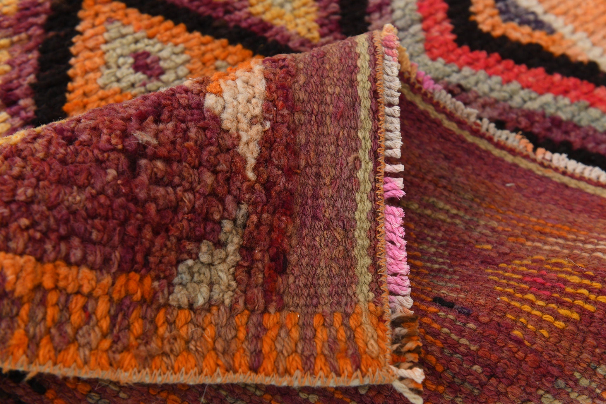 Vintage Herki Runner Rug 2’8’’ x 12’9’’ ft
