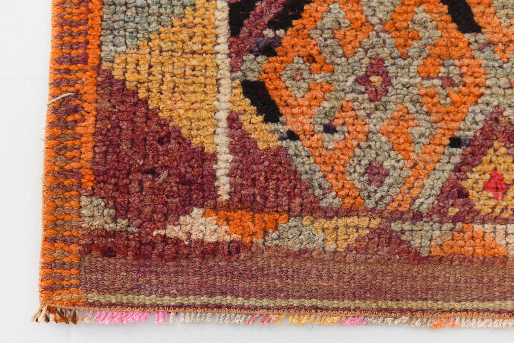 Vintage Herki Runner Rug 2’8’’ x 12’9’’ ft