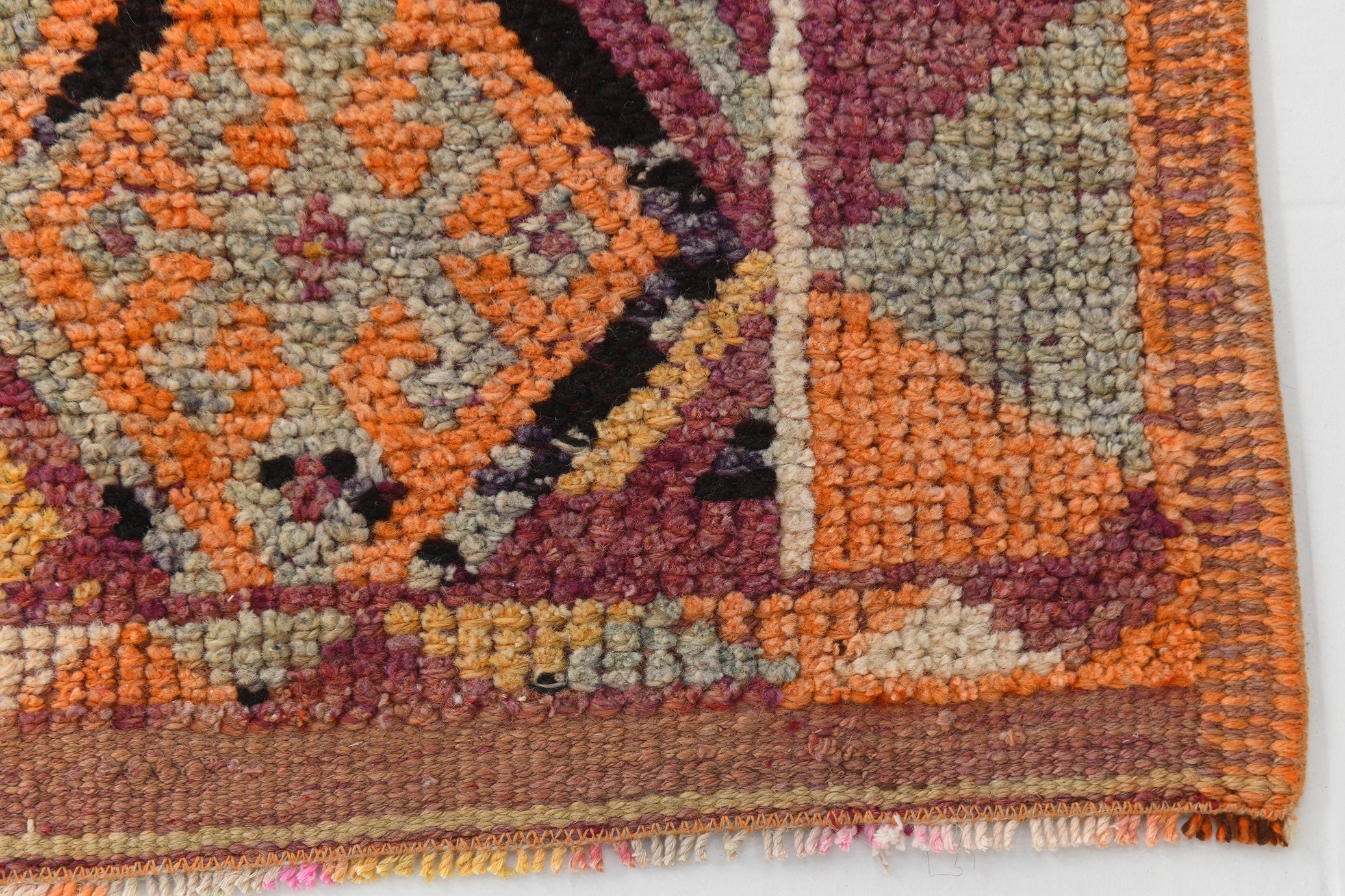 Vintage Herki Runner Rug 2’8’’ x 12’9’’ ft