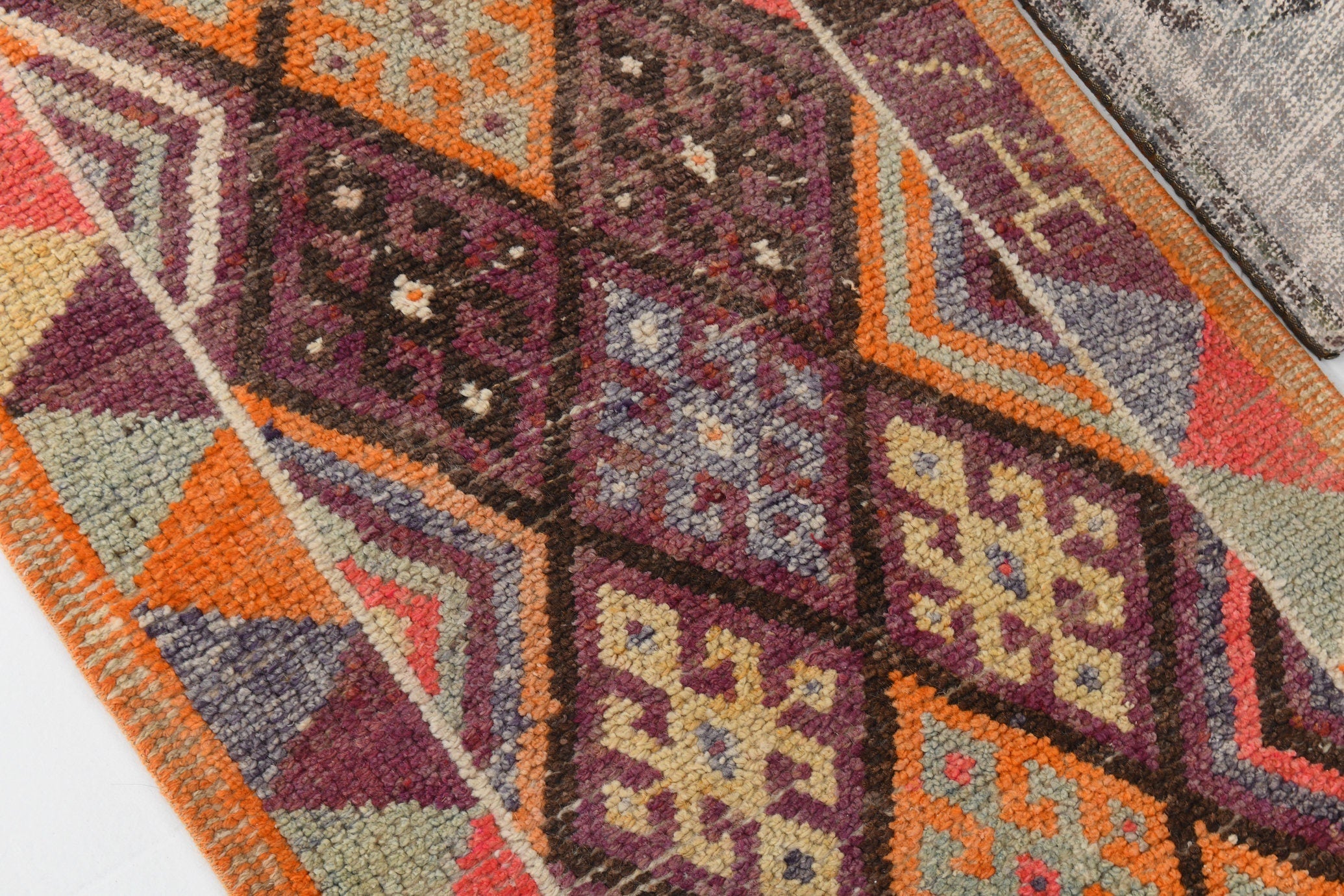 Vintage Herki Runner Rug 2’8’’ x 12’9’’ ft