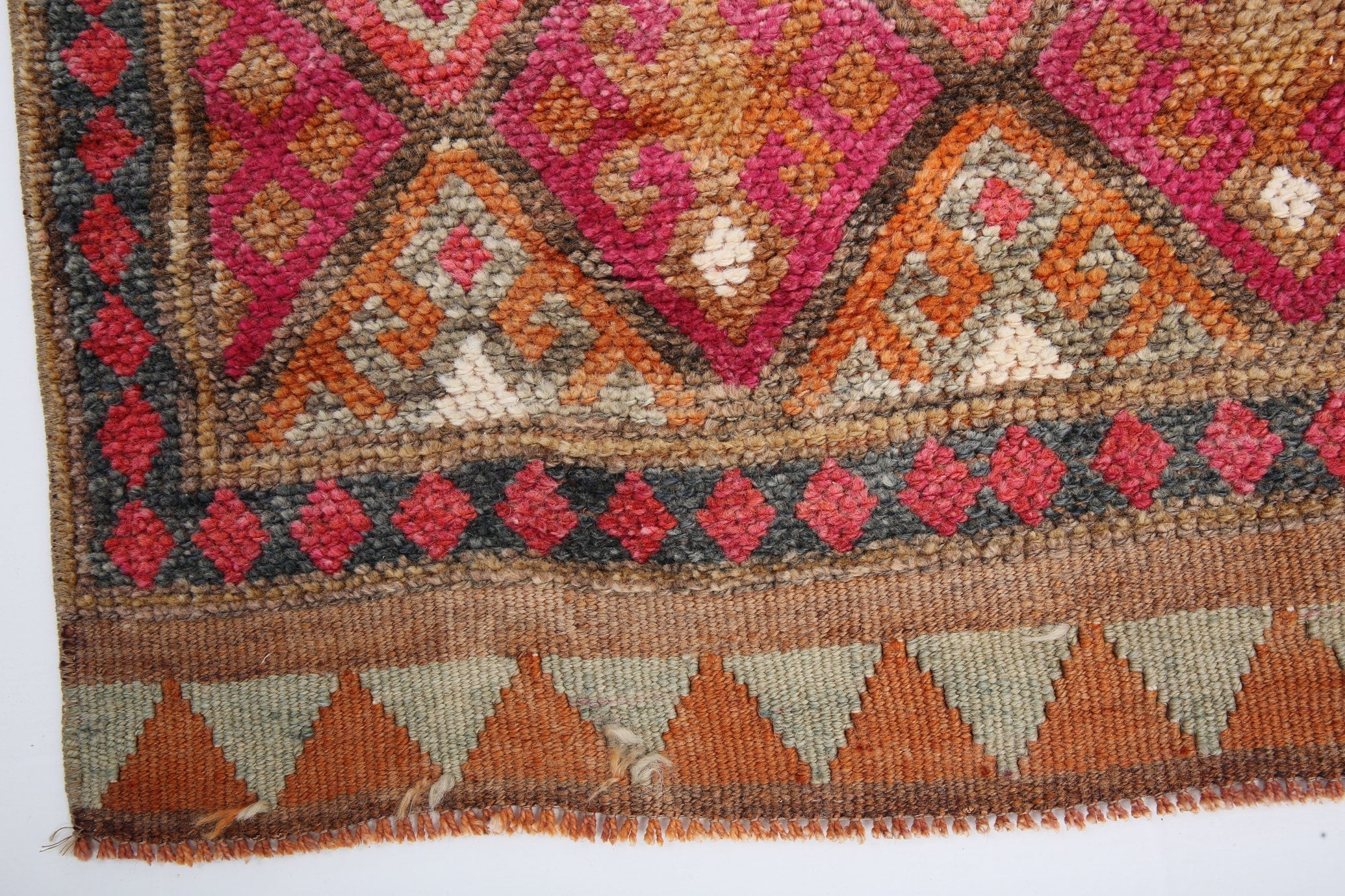 Vintage Herki Runner Rug 2’8’’ x 13’2’’ ft