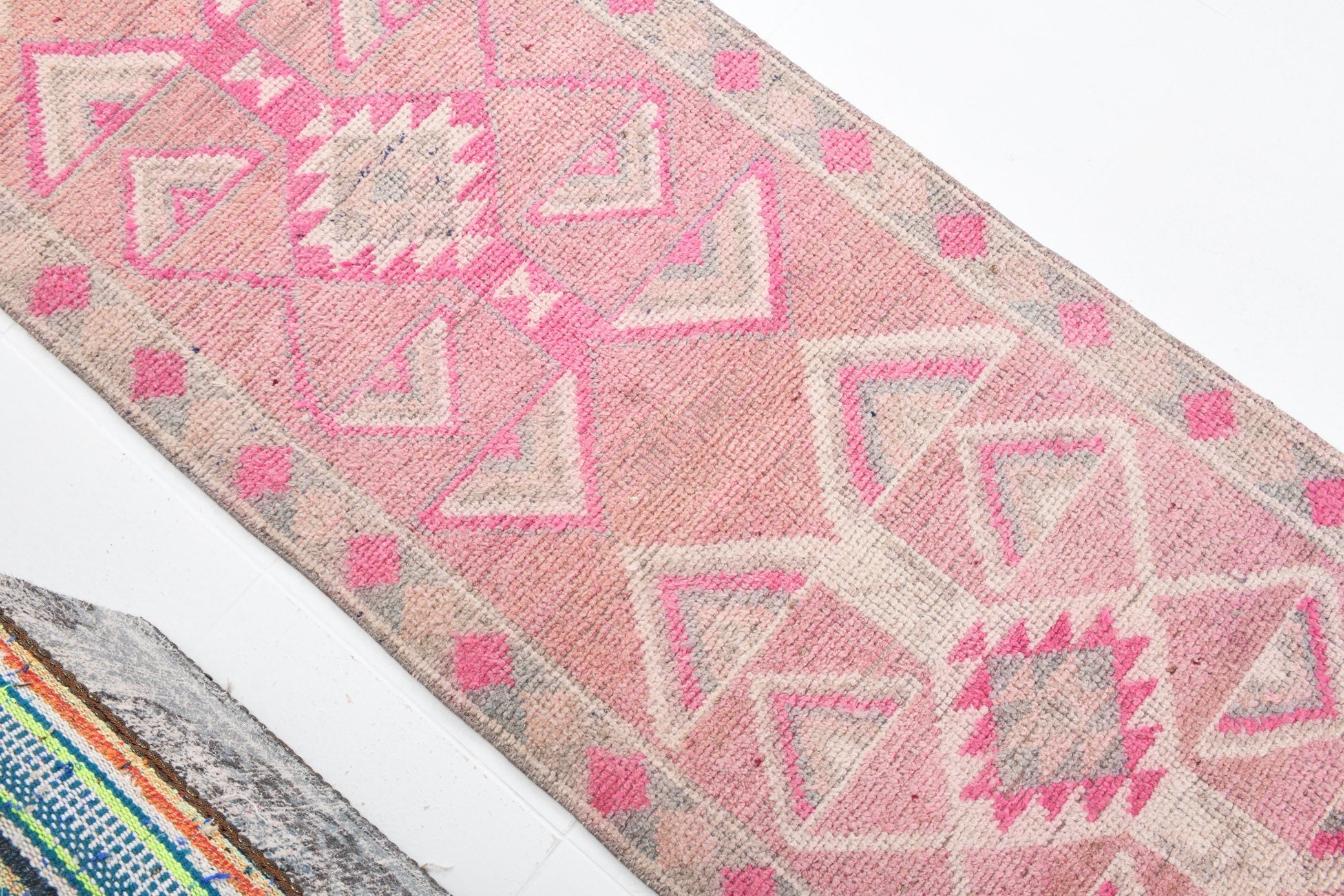 Vintage Herki Runner Rug 2’8’’ x 13’5’’ ft