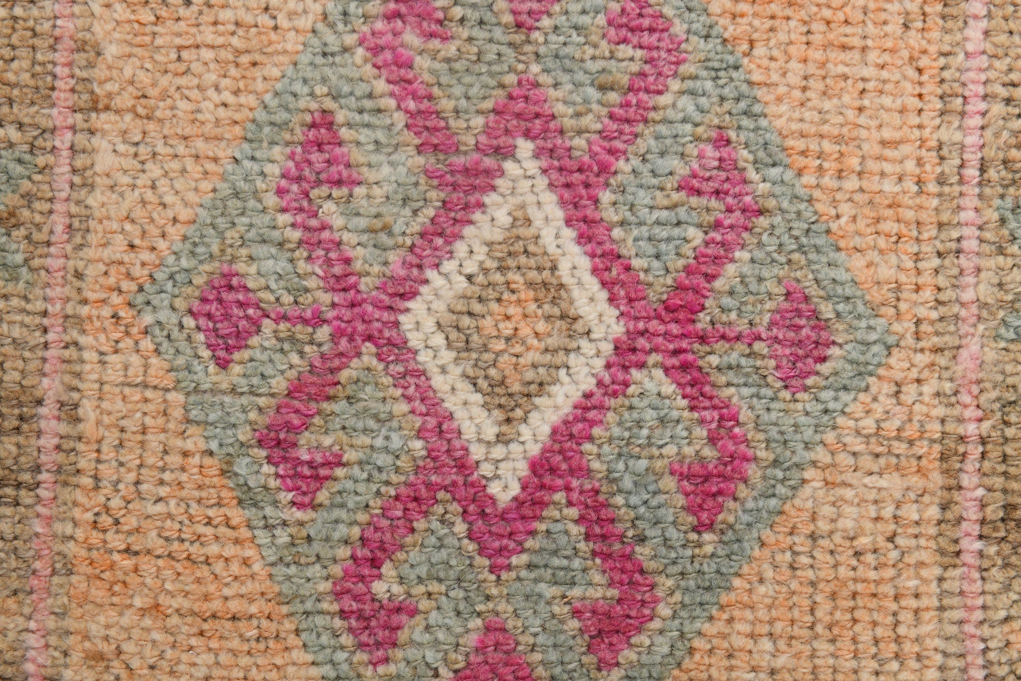 Vintage Herki Runner Rug 2’8’’ x 13’5’’ ft