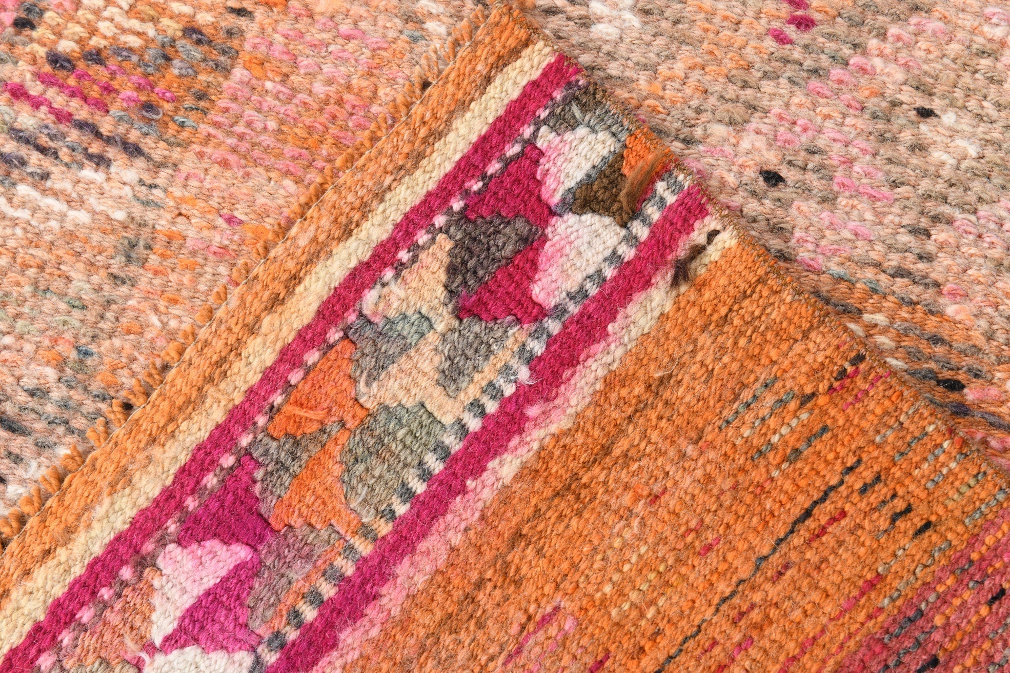 Vintage Herki Runner Rug 2’8’’ x 9’9’’ ft