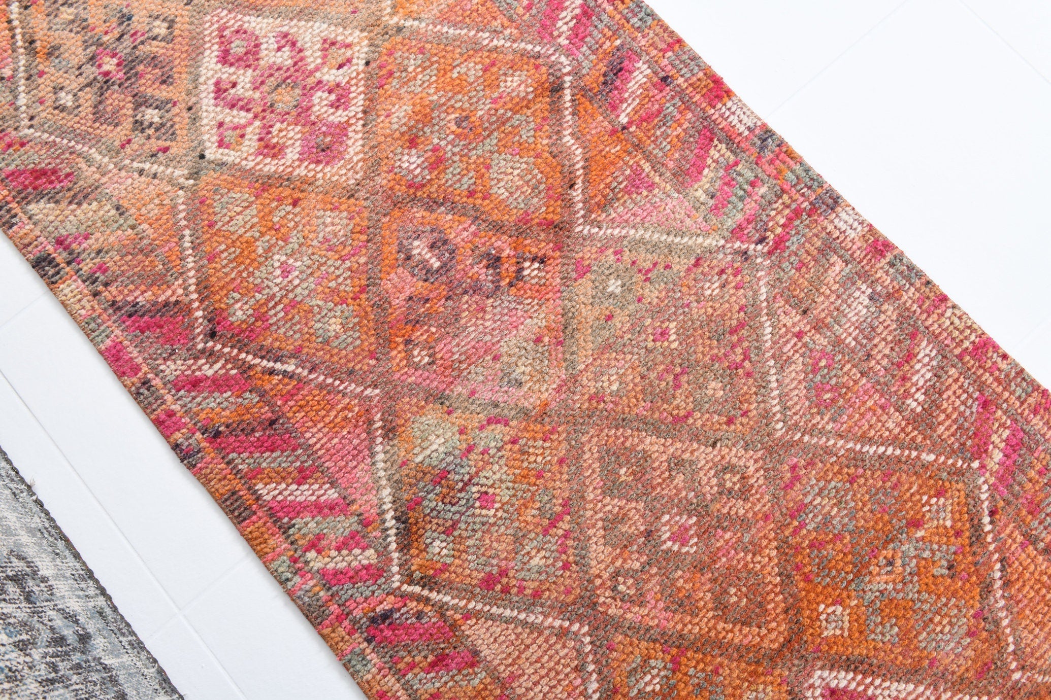 Vintage Herki Runner Rug 2’8’’ x 9’9’’ ft