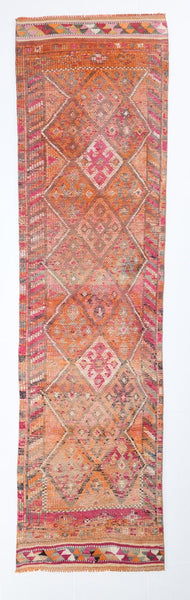Vintage Herki Runner Rug 2’8’’ x 9’9’’ ft