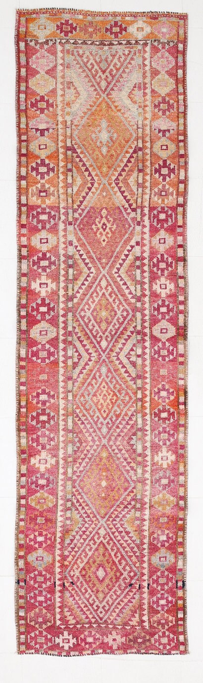 Vintage Herki Runner Rug 2’9’’ x 10’9’’ ft