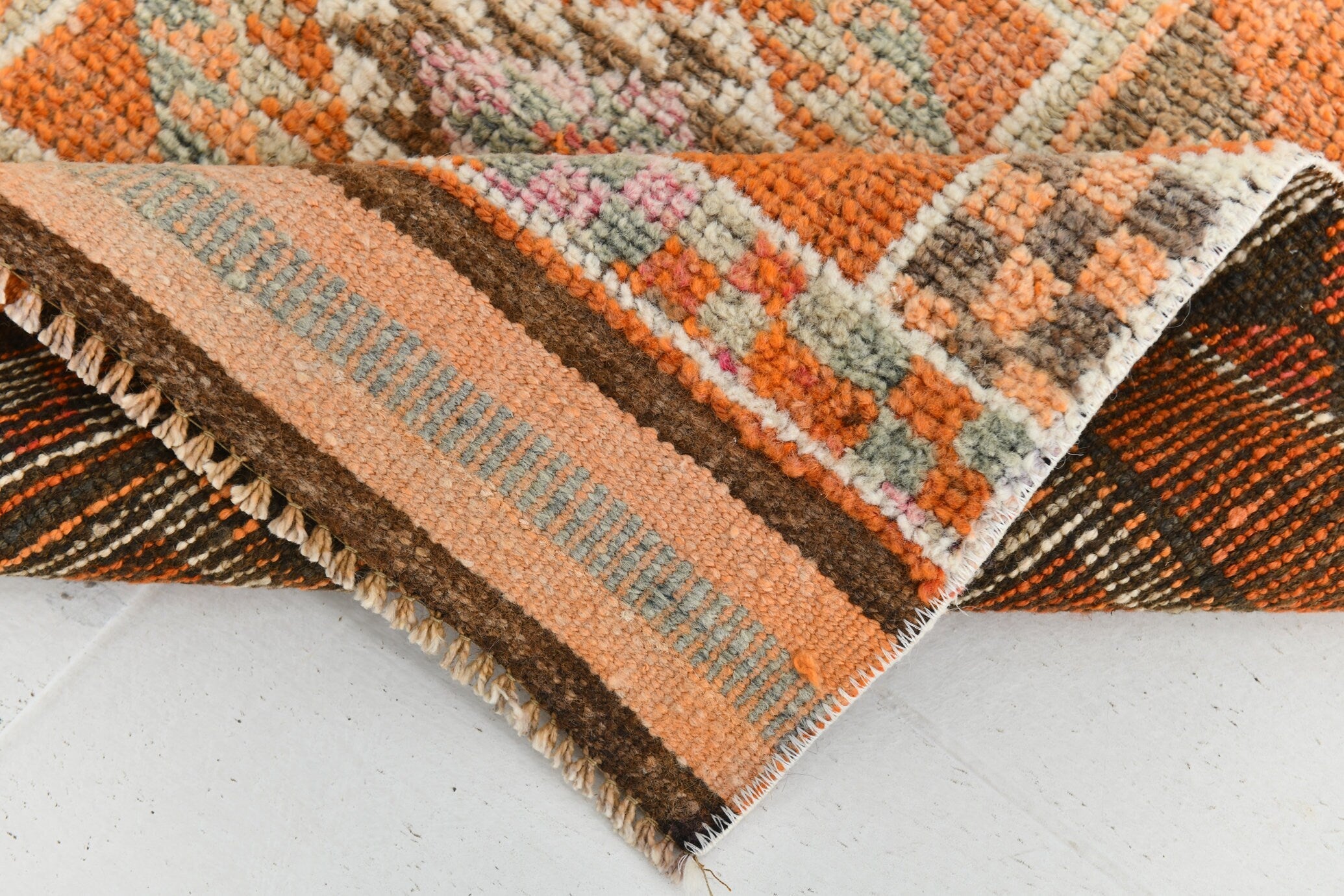 Vintage Herki Runner Rug 2’9’’ x 11’0’’ ft
