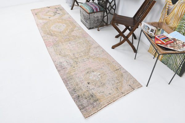 Vintage Herki Runner Rug 2’9’’ x 11’2’’ ft