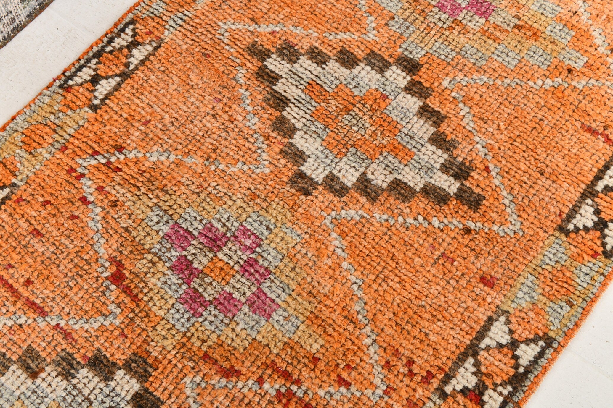 Vintage Herki Runner Rug 2’9’’ x 11’5’’ ft