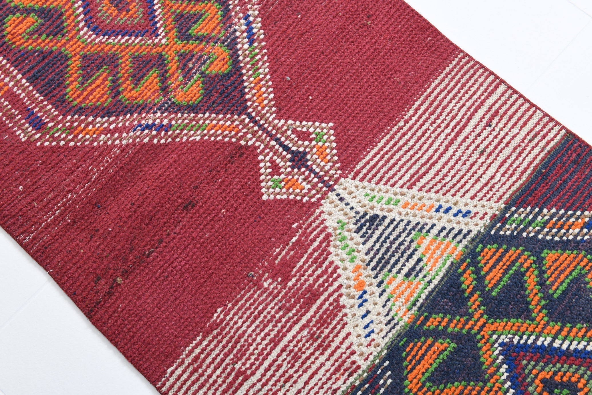 Vintage Herki Runner Rug 2’9’’ x 11’9’’ ft