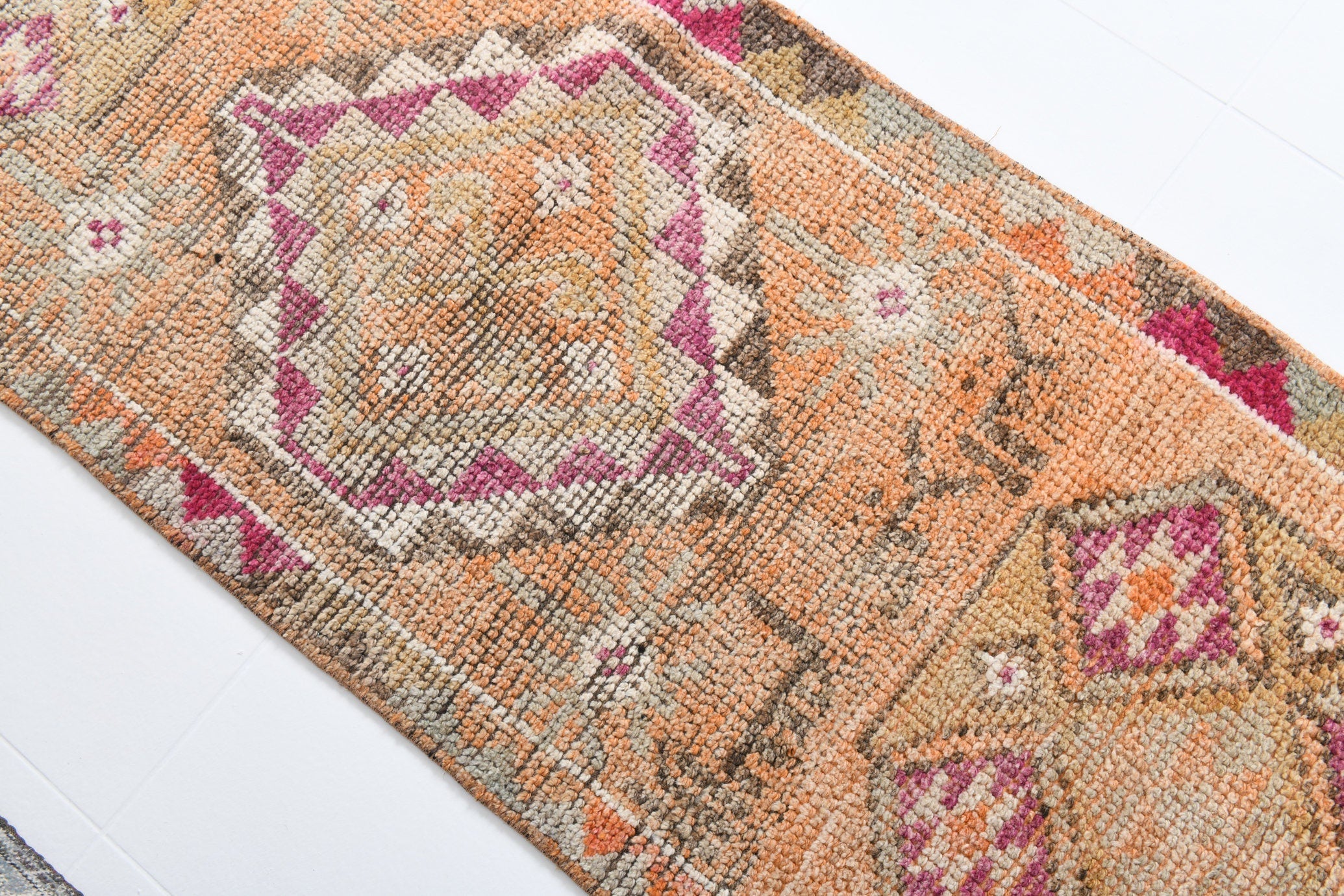 Vintage Herki Runner Rug 2’9’’ x 12’11’’ ft