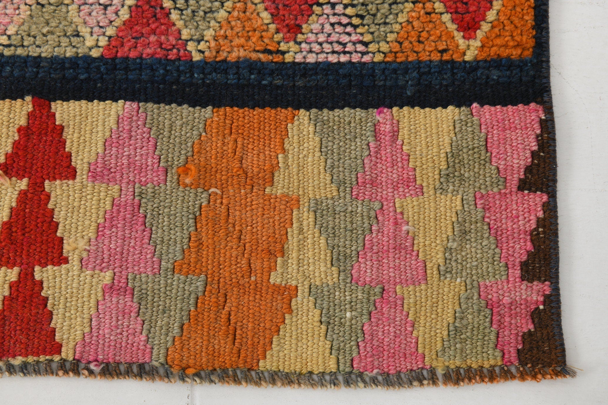 Vintage Herki Runner Rug 2’9’’ x 12’4’’ ft