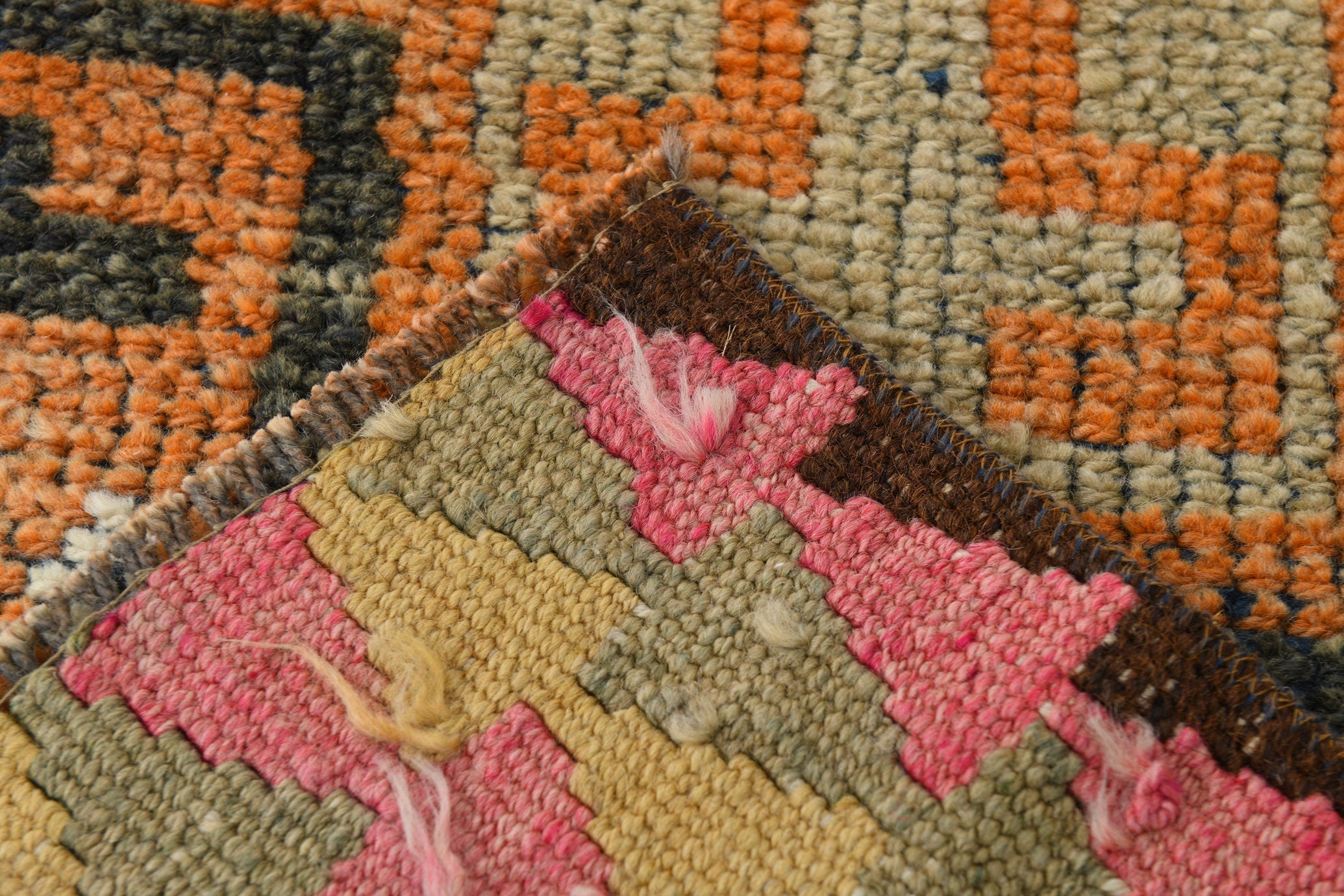 Vintage Herki Runner Rug 2’9’’ x 12’4’’ ft