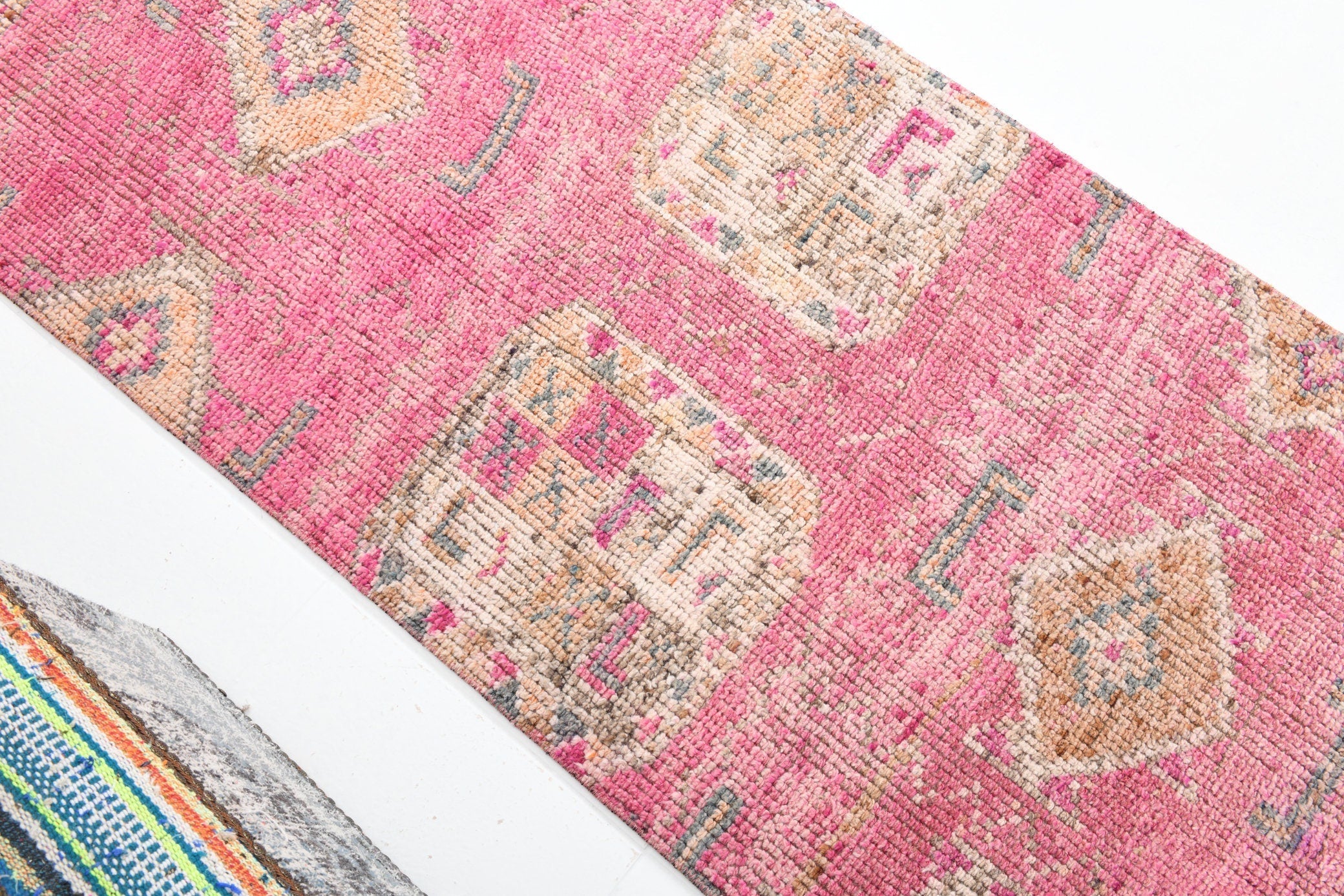 Vintage Herki Runner Rug 2’9’’ x 12’6’’ ft