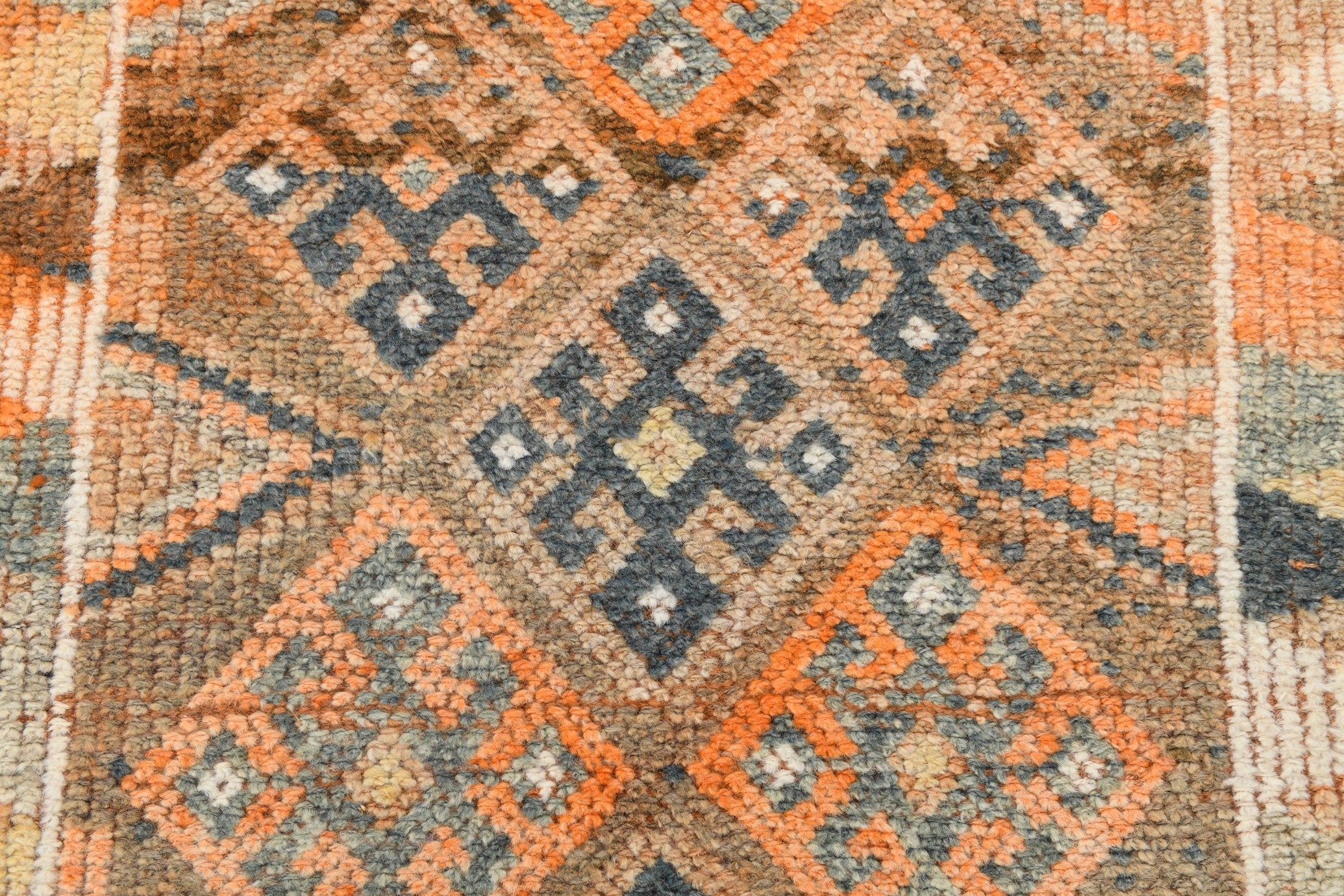 Vintage Herki Runner Rug 2’9’’ x 12’6’’ ft
