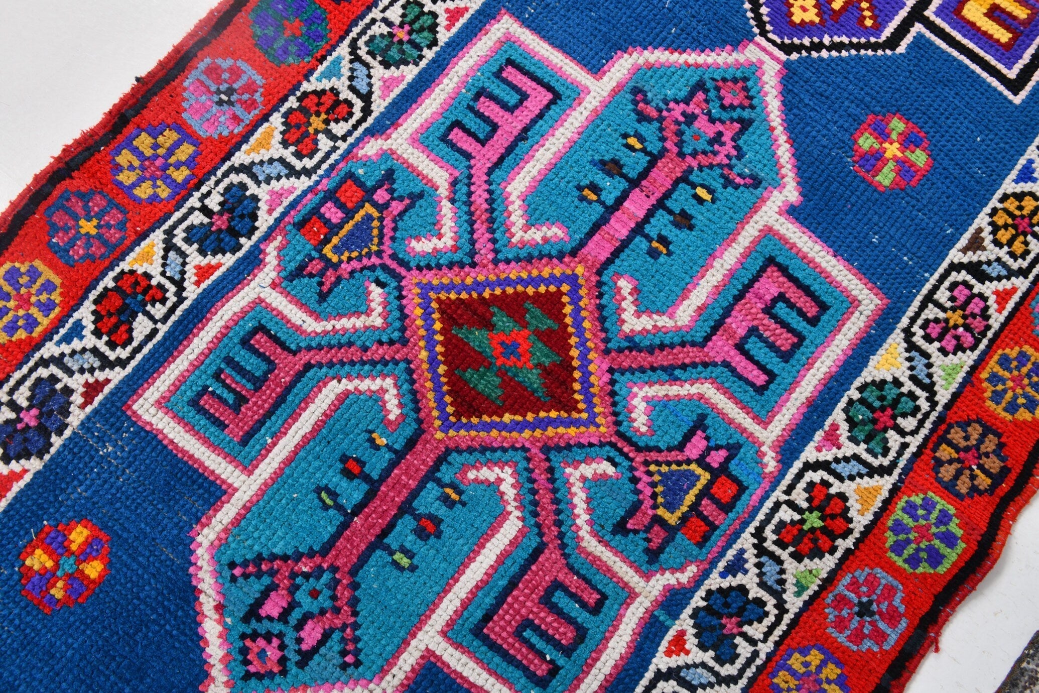 Vintage Herki Runner Rug 2’9’’ x 9’4’’ ft